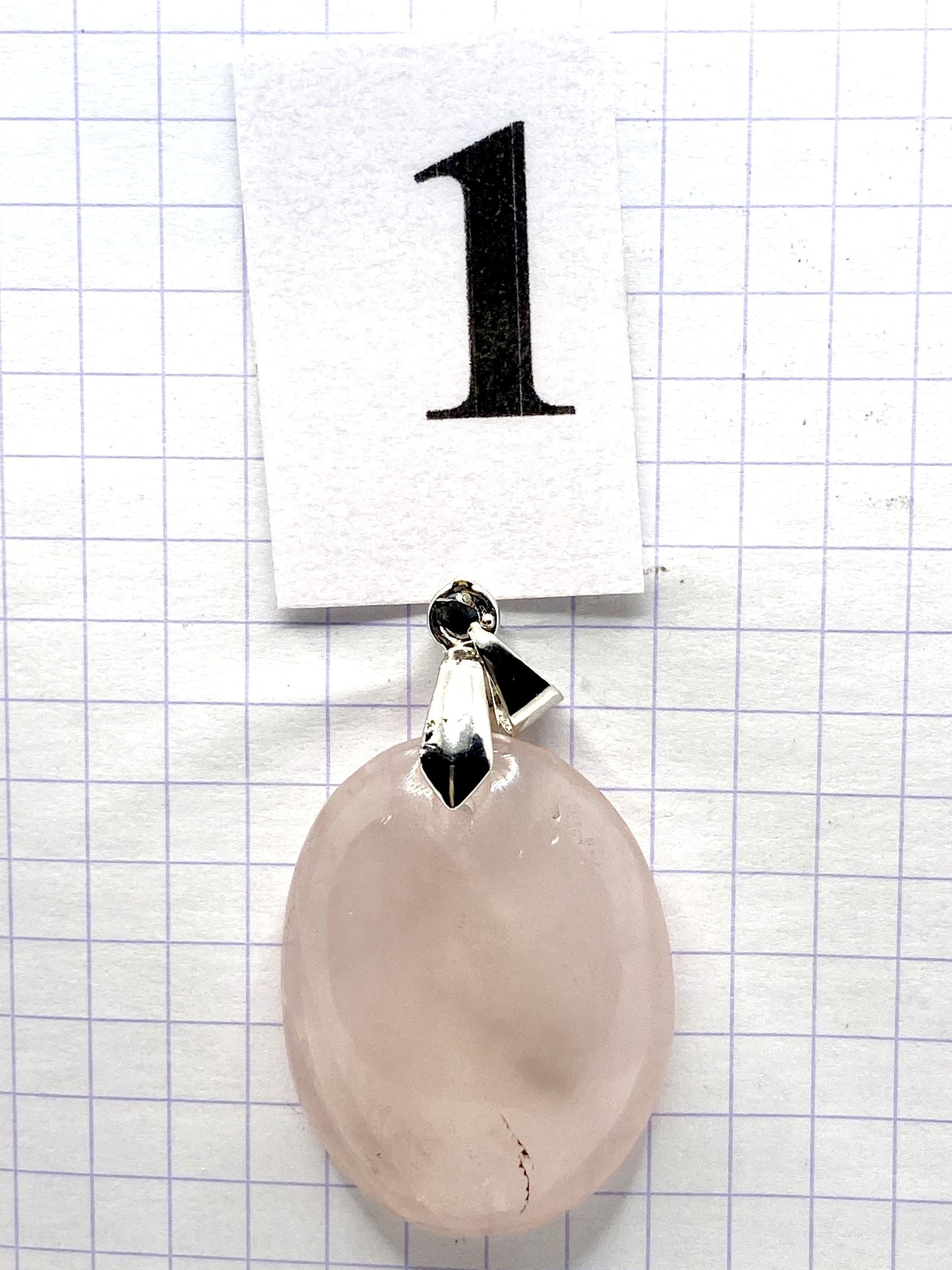 pendentif QUARTZ ROSE