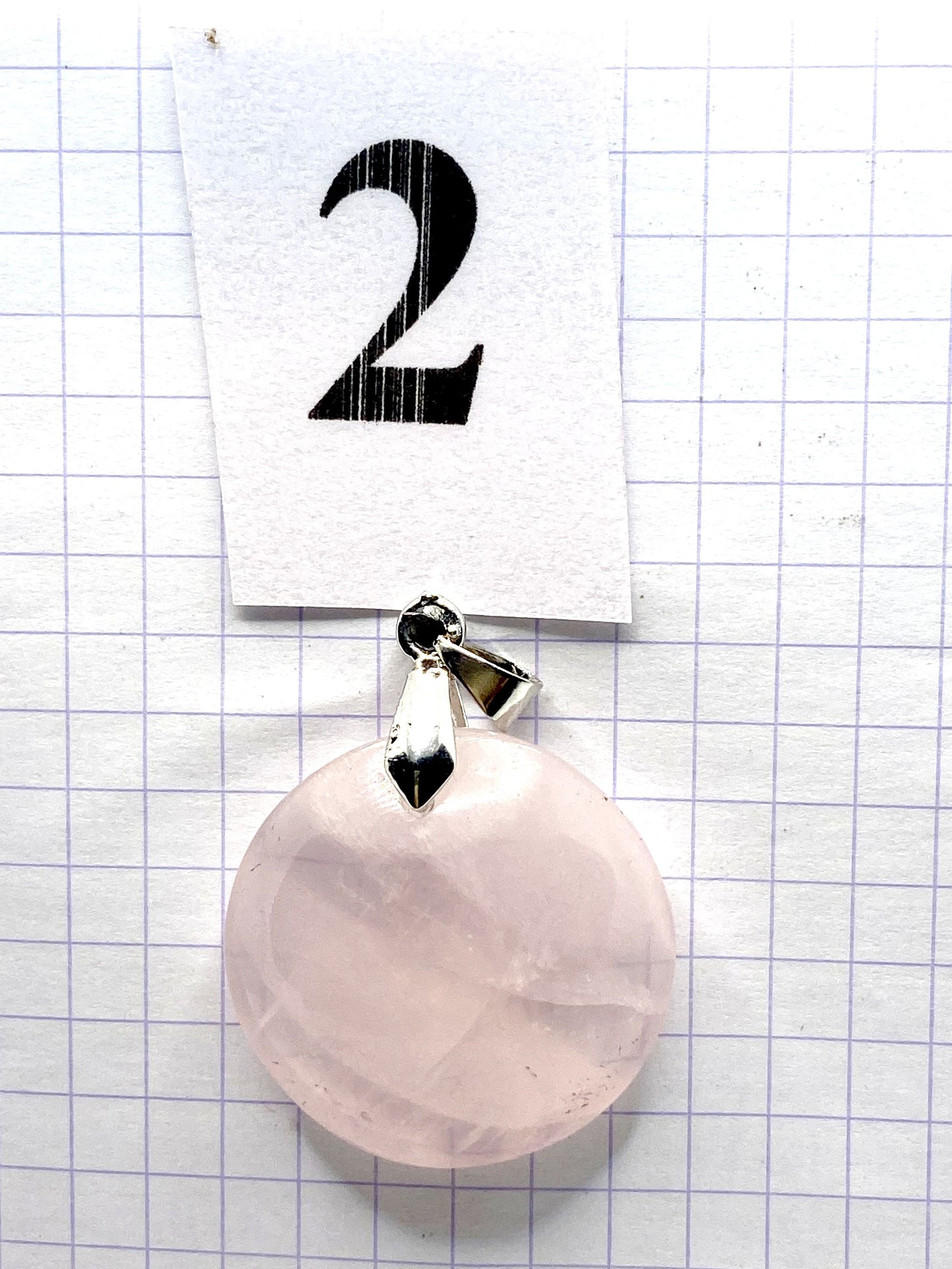 pendentif QUARTZ ROSE