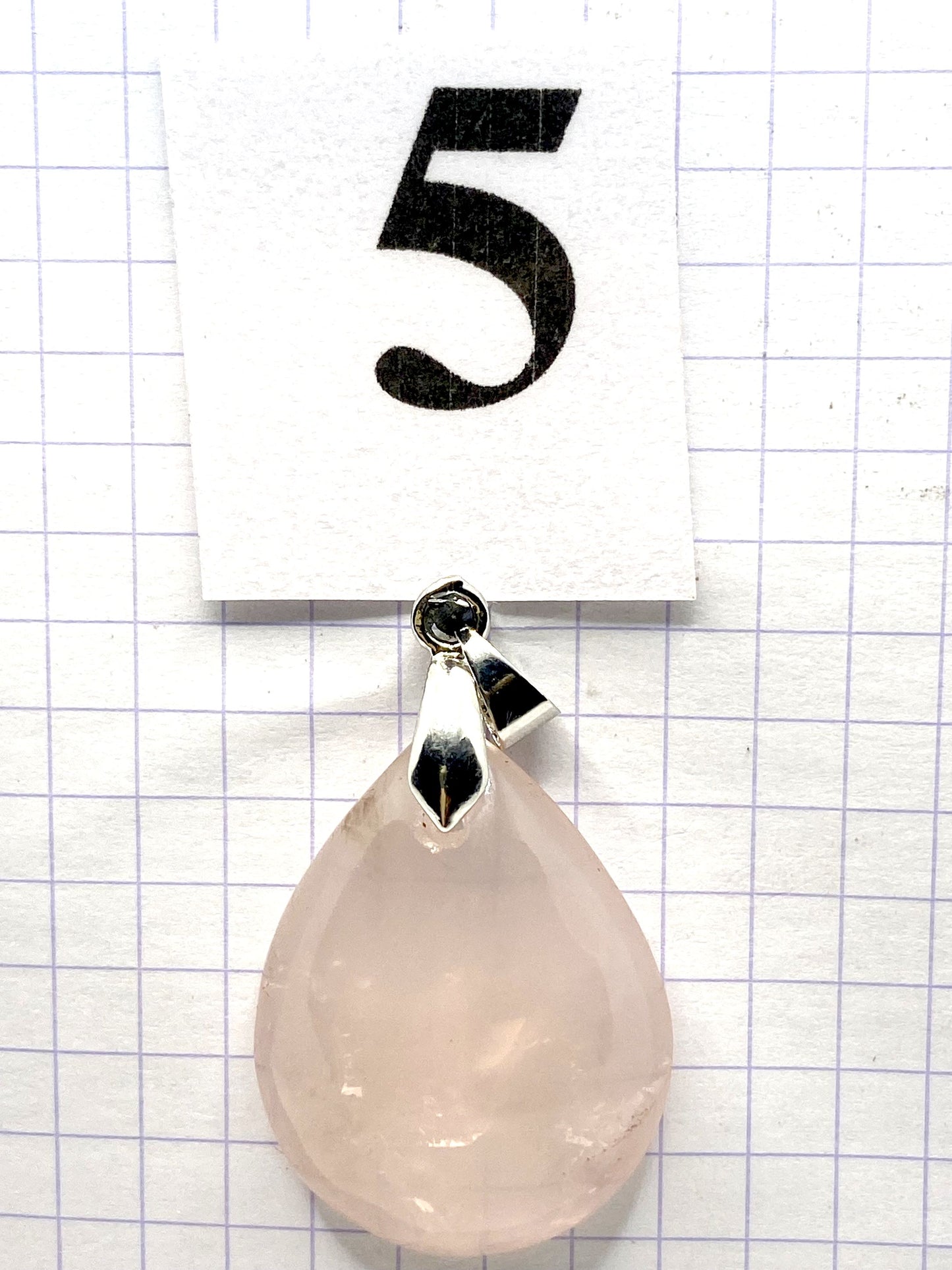 pendentif QUARTZ ROSE