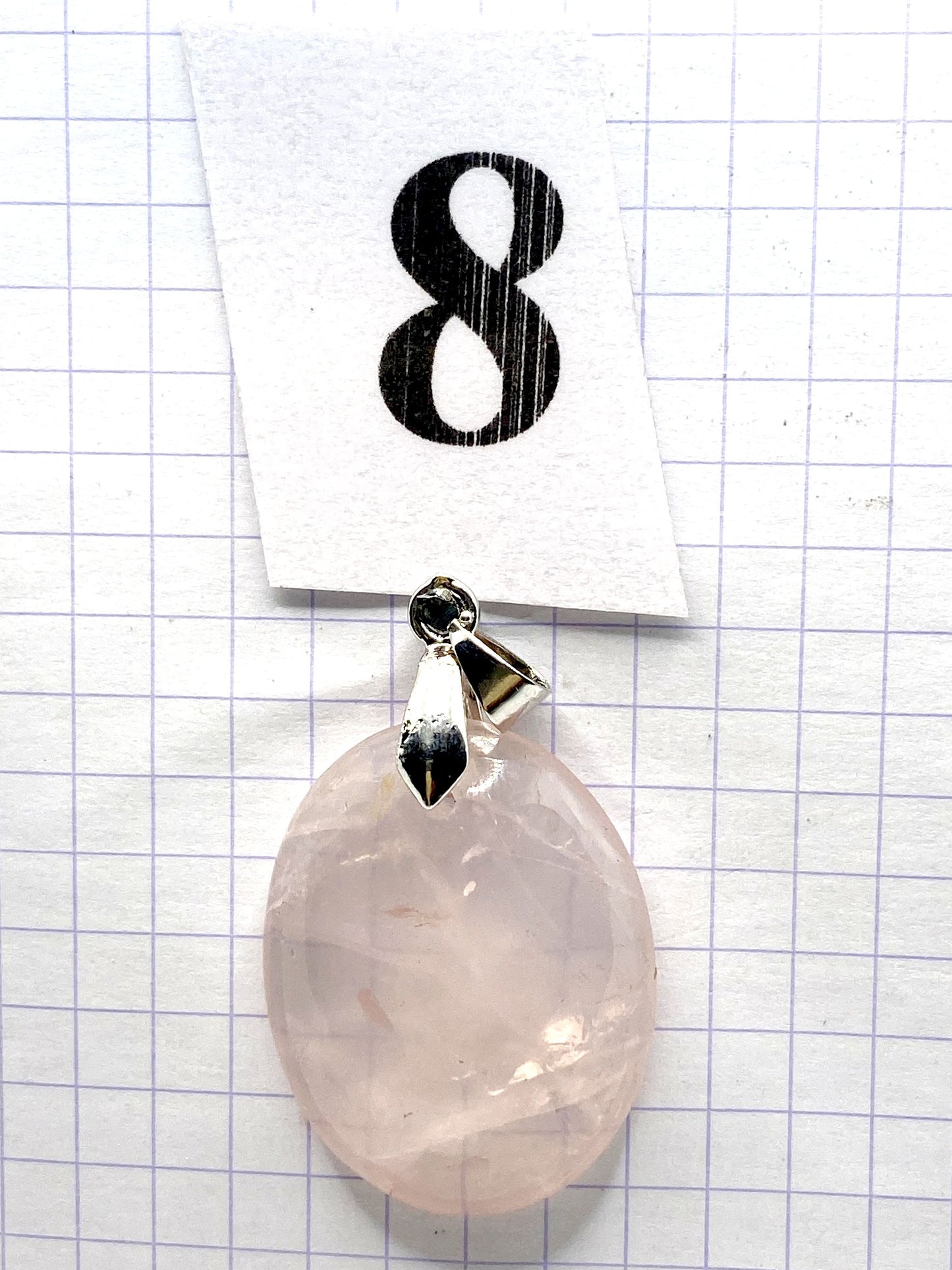 pendentif QUARTZ ROSE