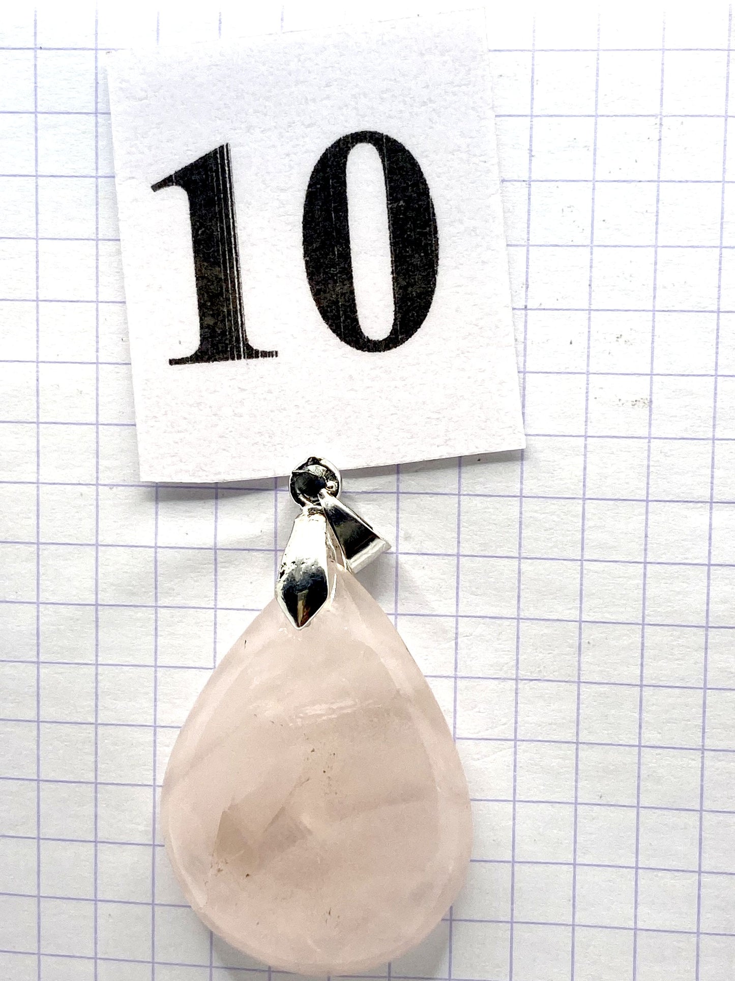 pendentif QUARTZ ROSE