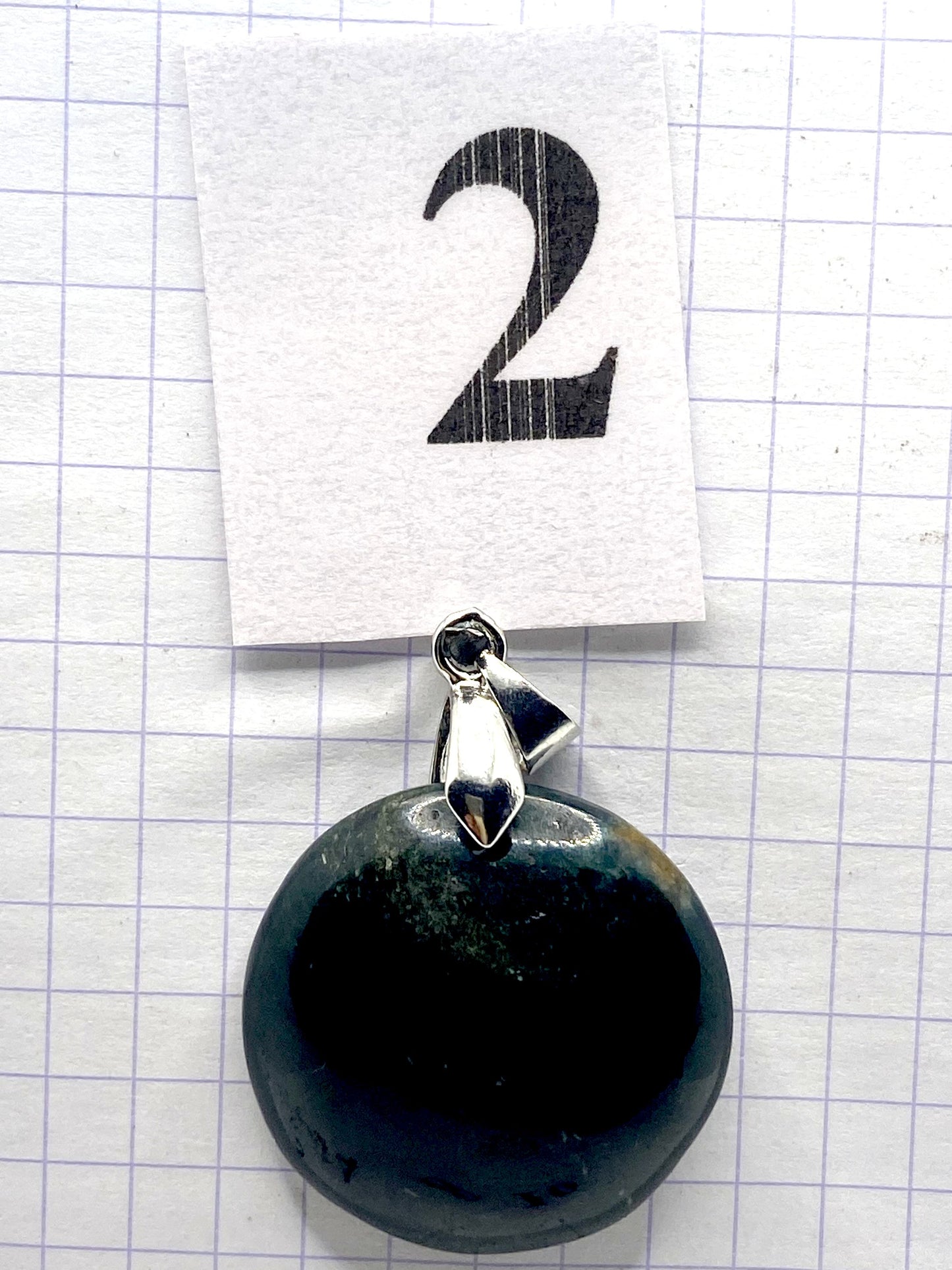 pendentif JASPE VERT