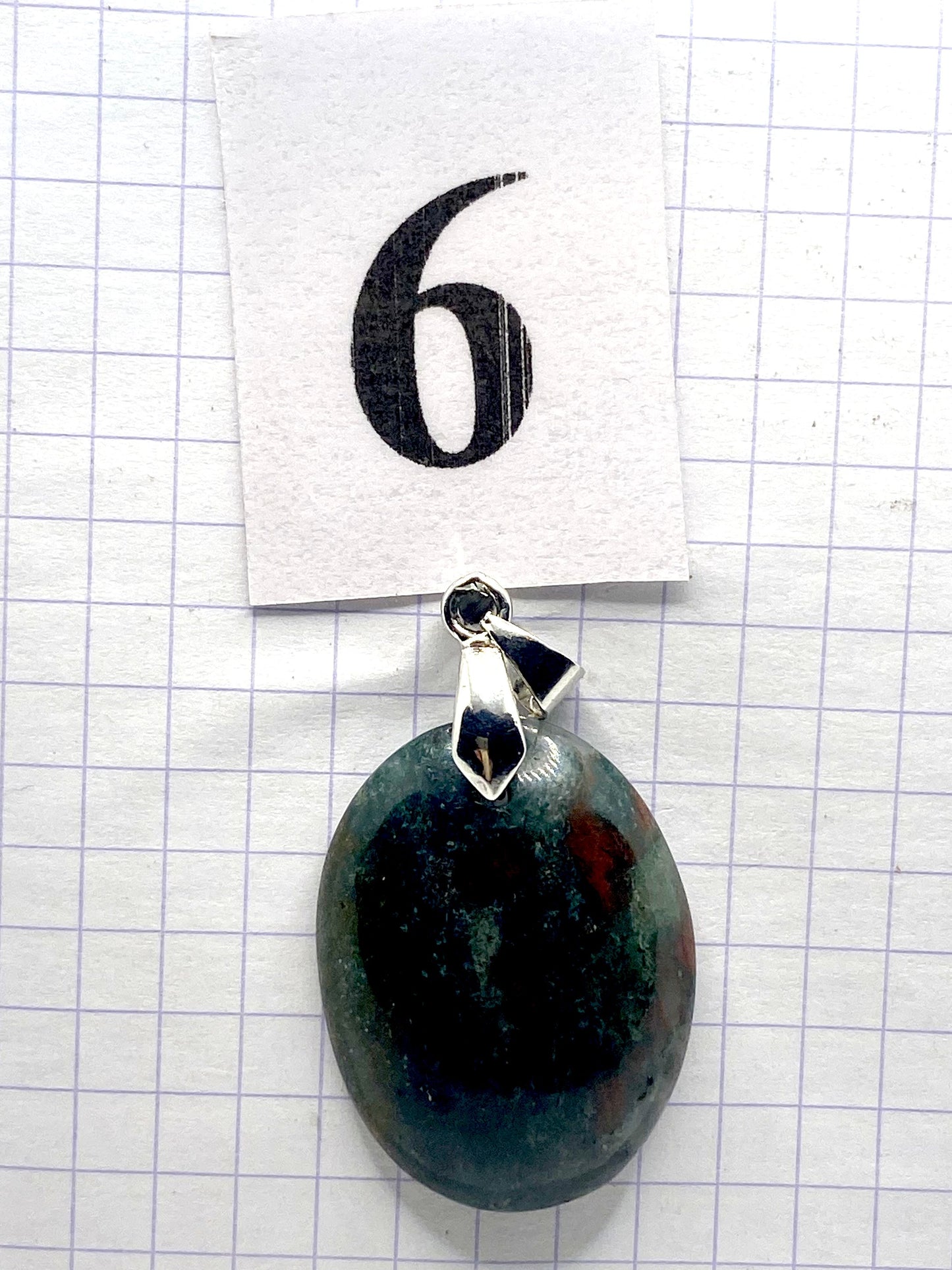pendentif JASPE VERT