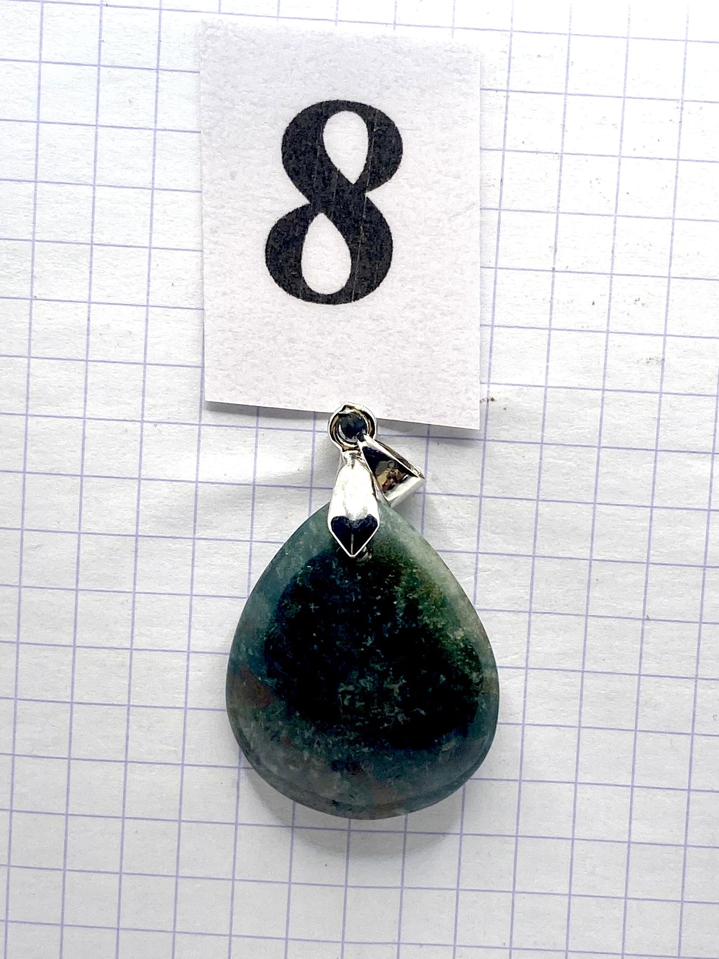 pendentif JASPE VERT