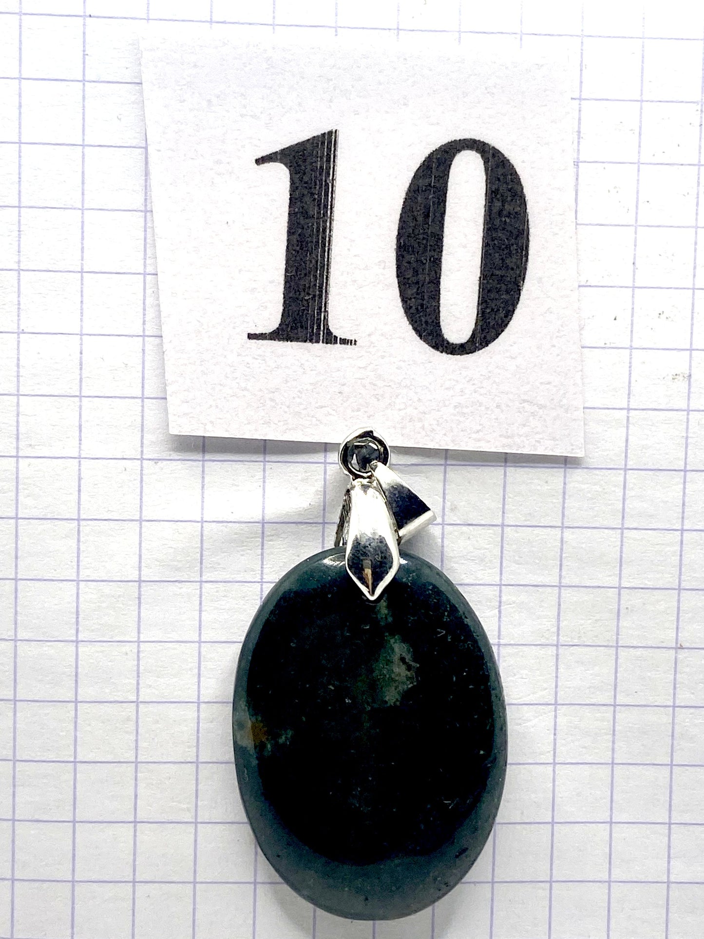 pendentif JASPE VERT