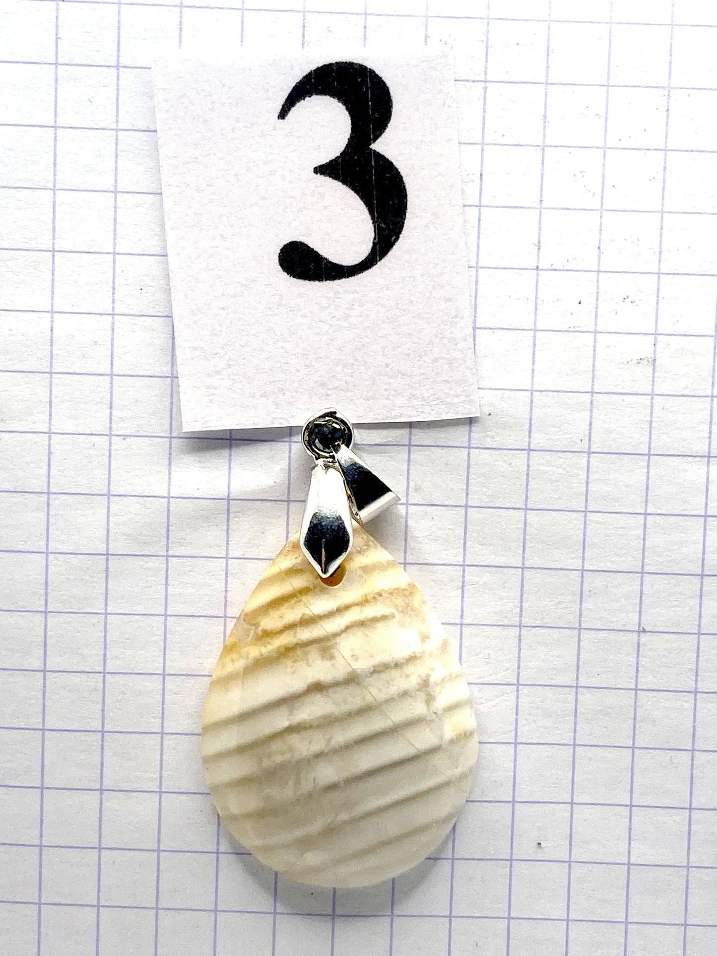 pendentif AGATE ZEBRE