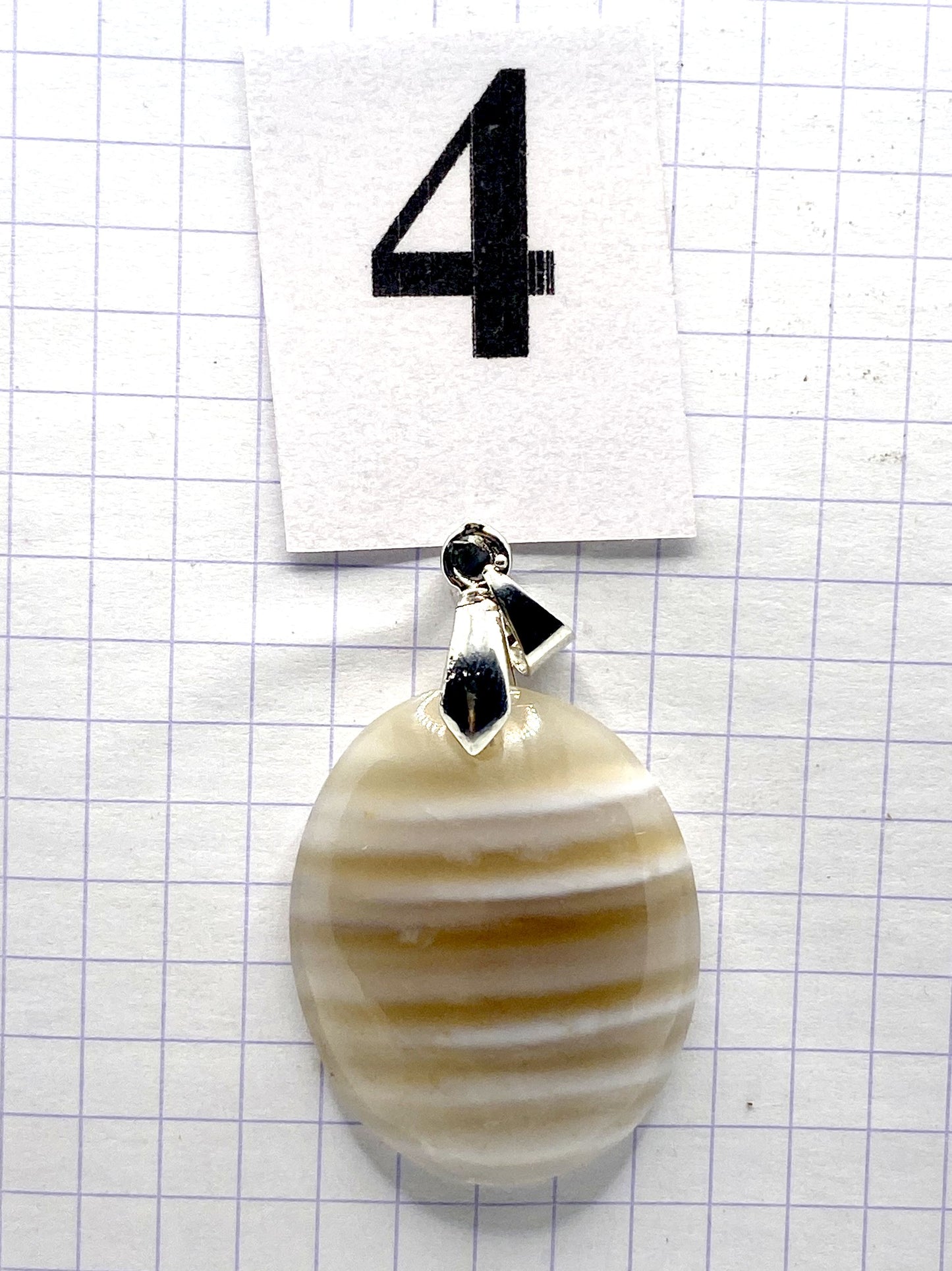 pendentif AGATE ZEBRE