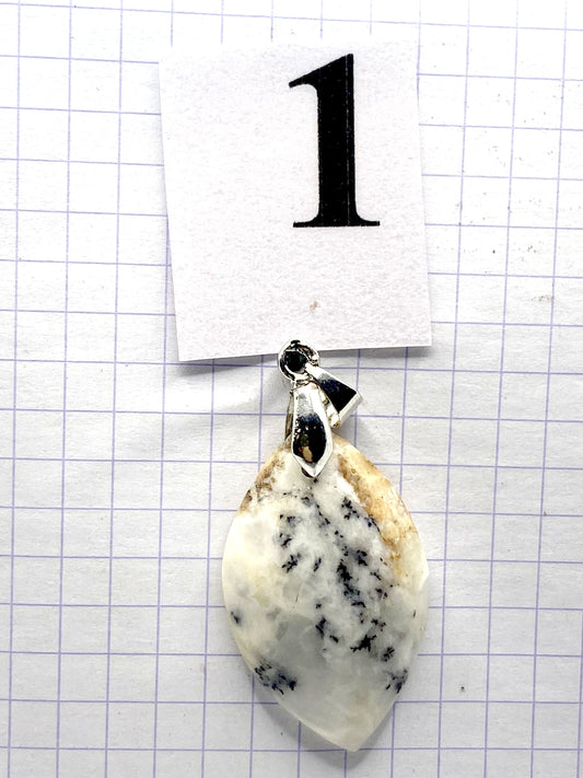 pendentif OPALE FOUGERE