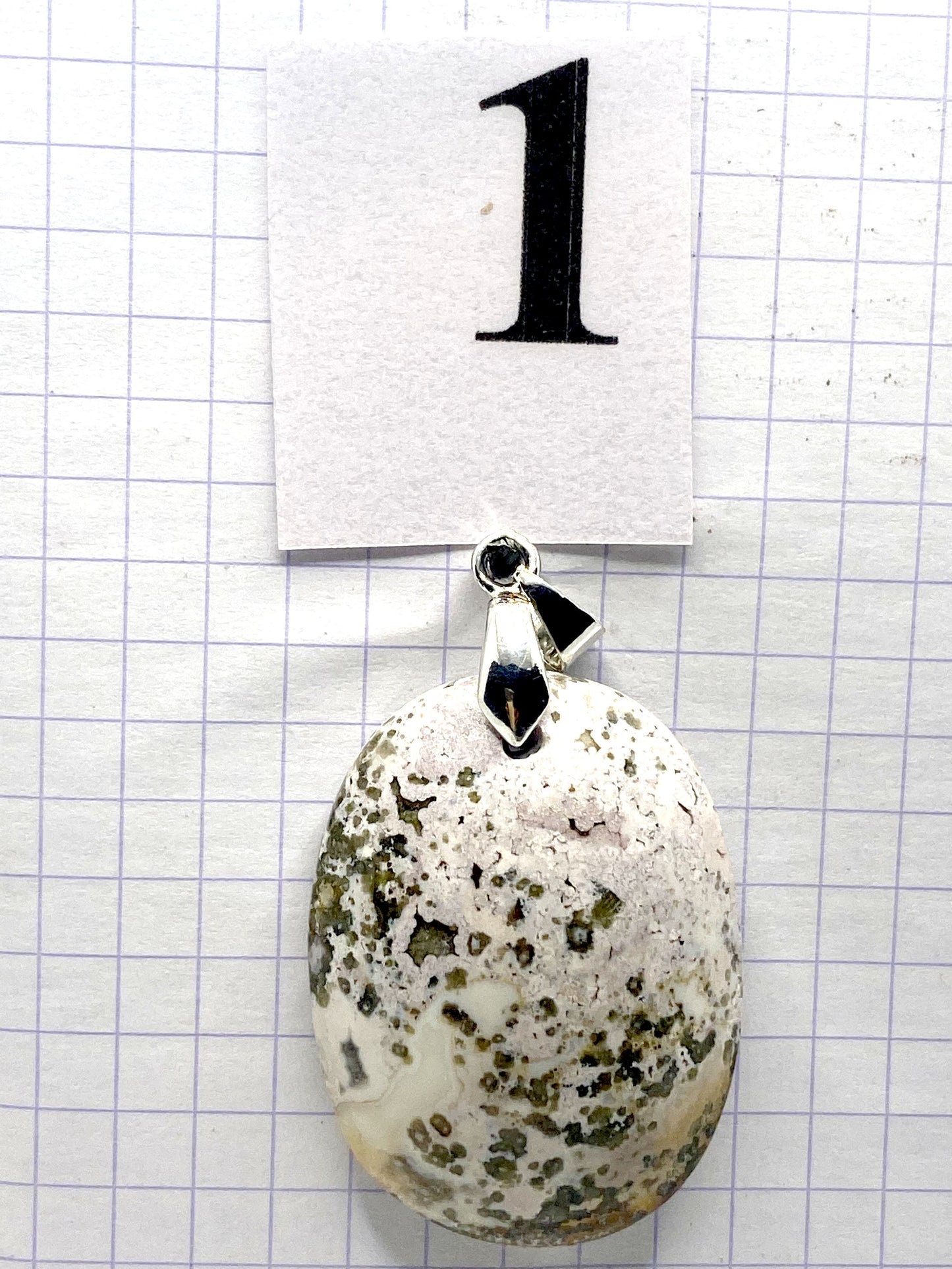 pendentif JASPE ORBICULAIRE