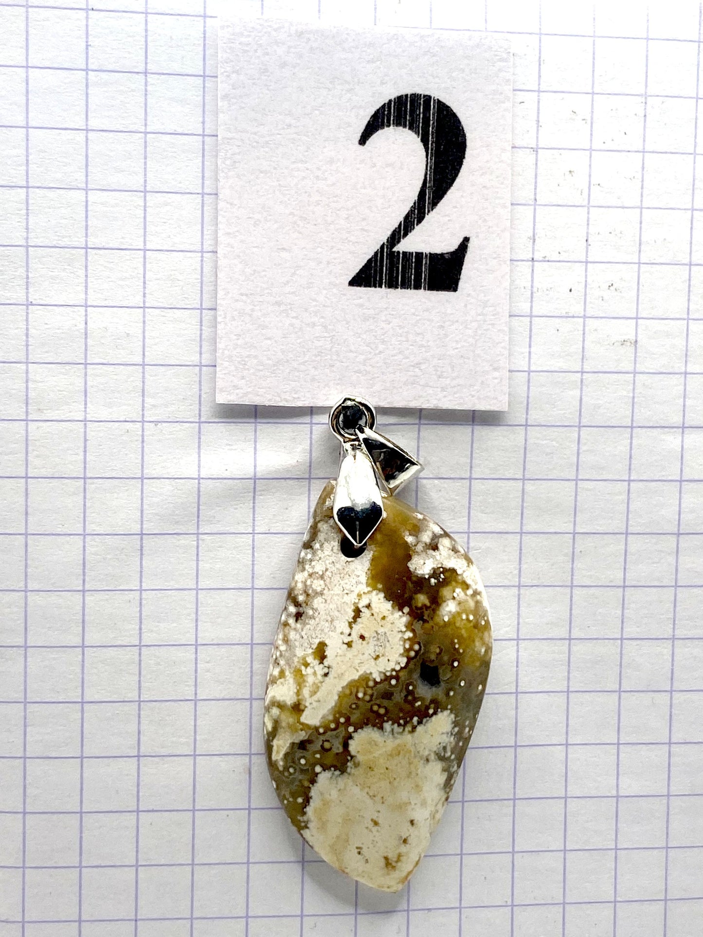 pendentif JASPE ORBICULAIRE