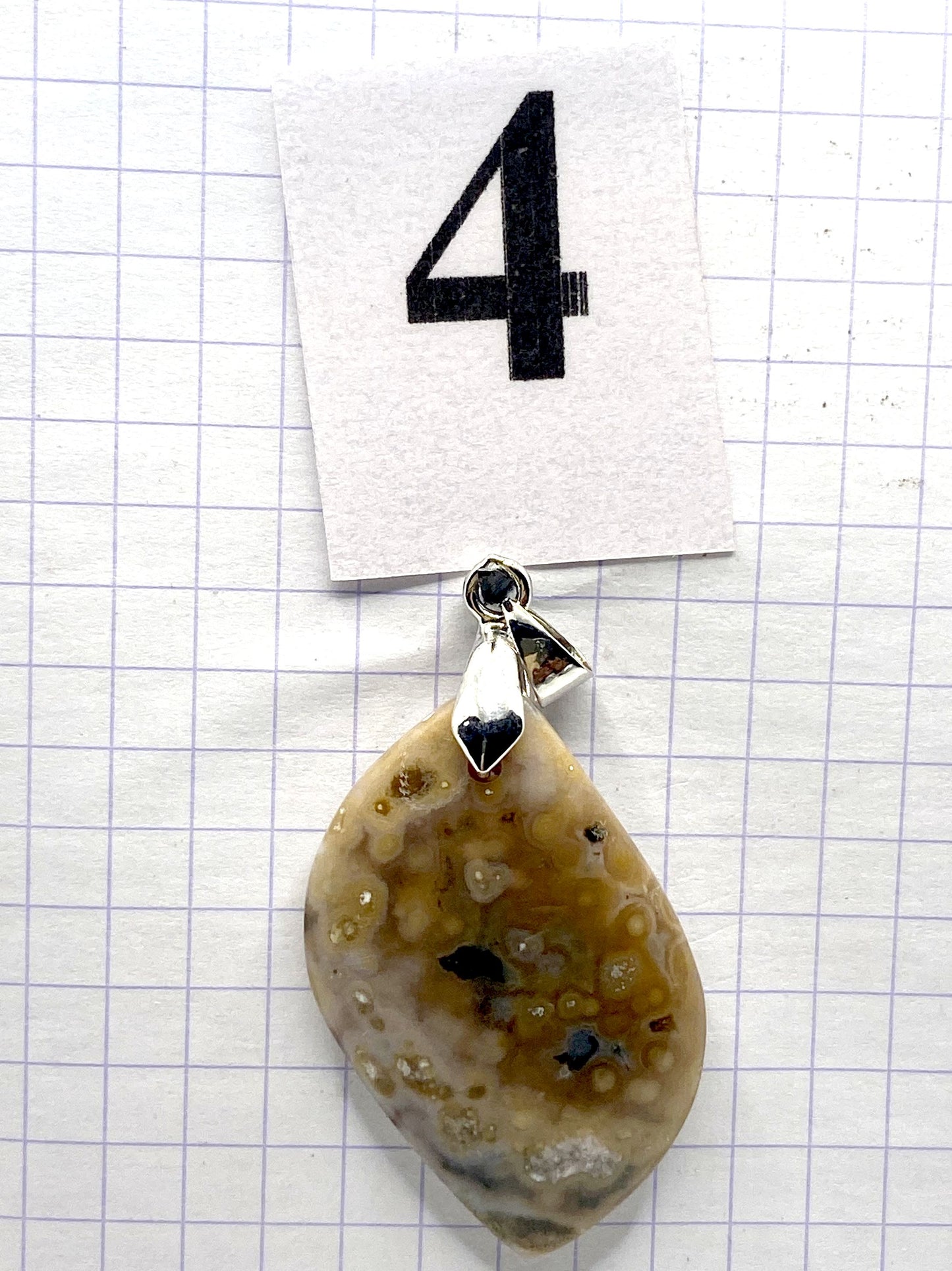 pendentif JASPE ORBICULAIRE