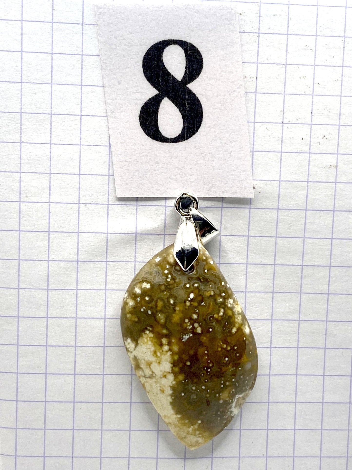 pendentif JASPE ORBICULAIRE