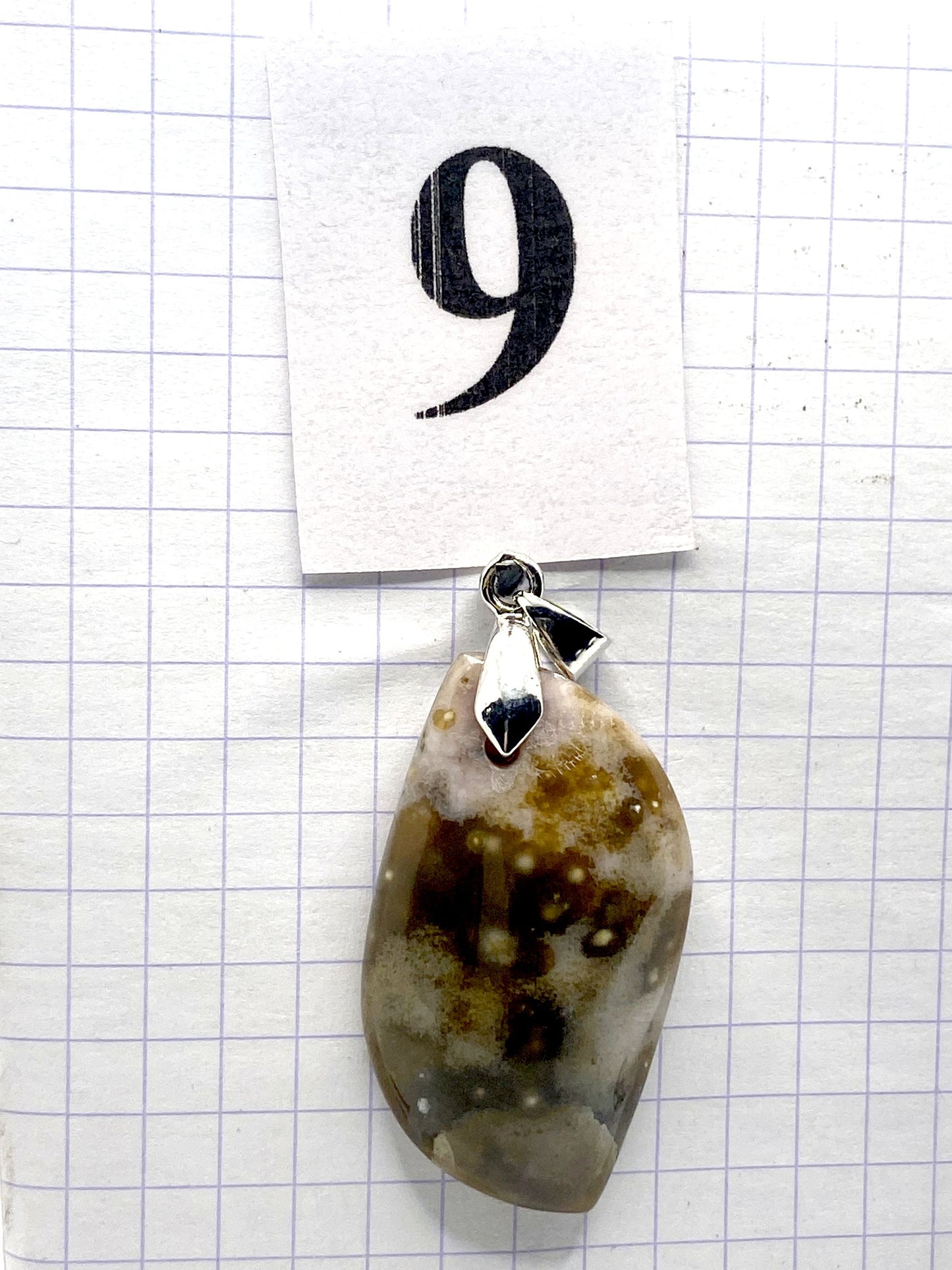 pendentif JASPE ORBICULAIRE