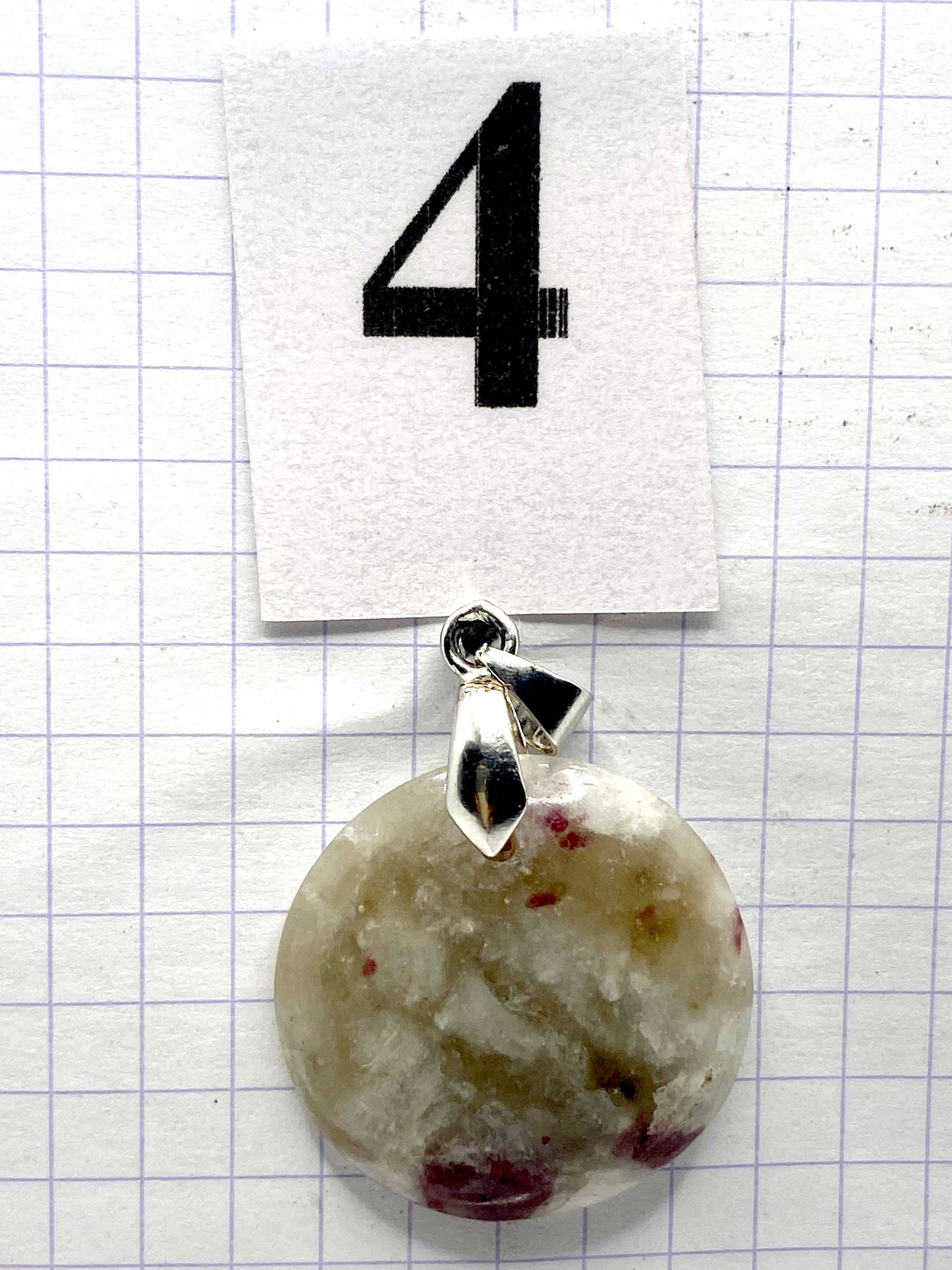 pendentif TOURMALINE RUBELLITE