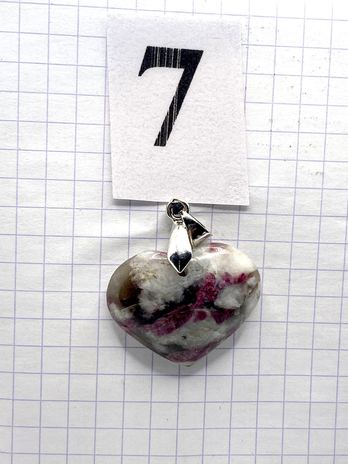 pendentif TOURMALINE RUBELLITE