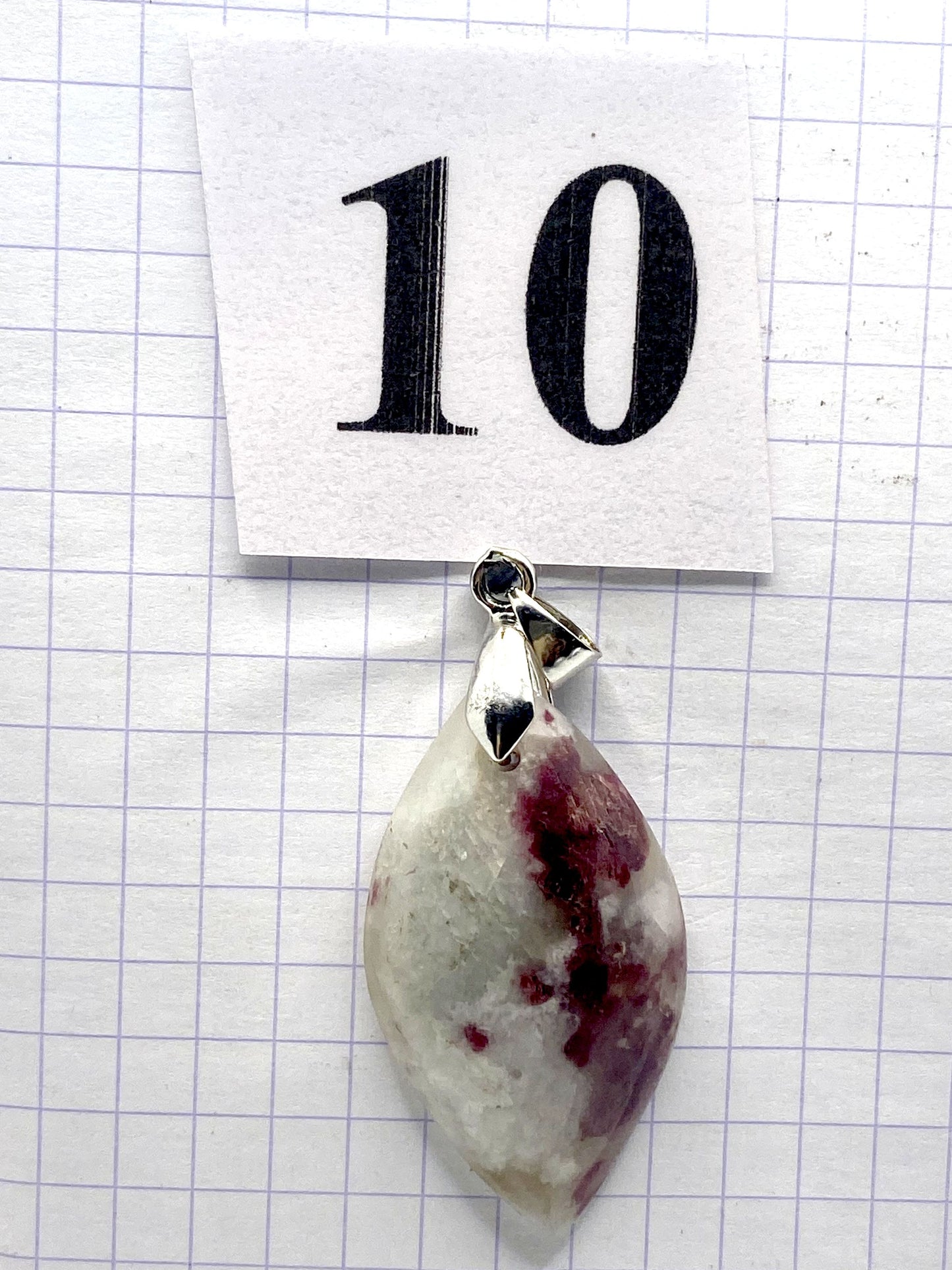 pendentif TOURMALINE RUBELLITE