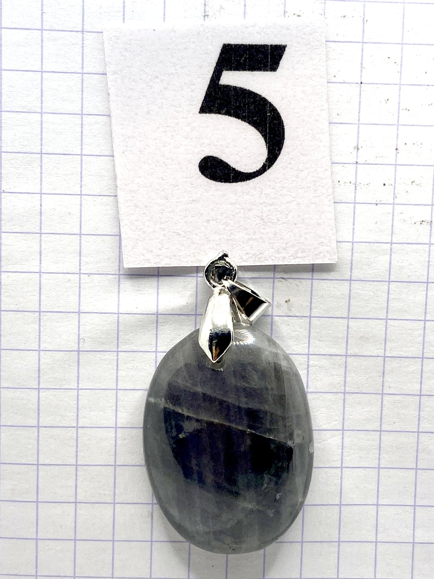 pendentif LABRADORITE VIOLETTE