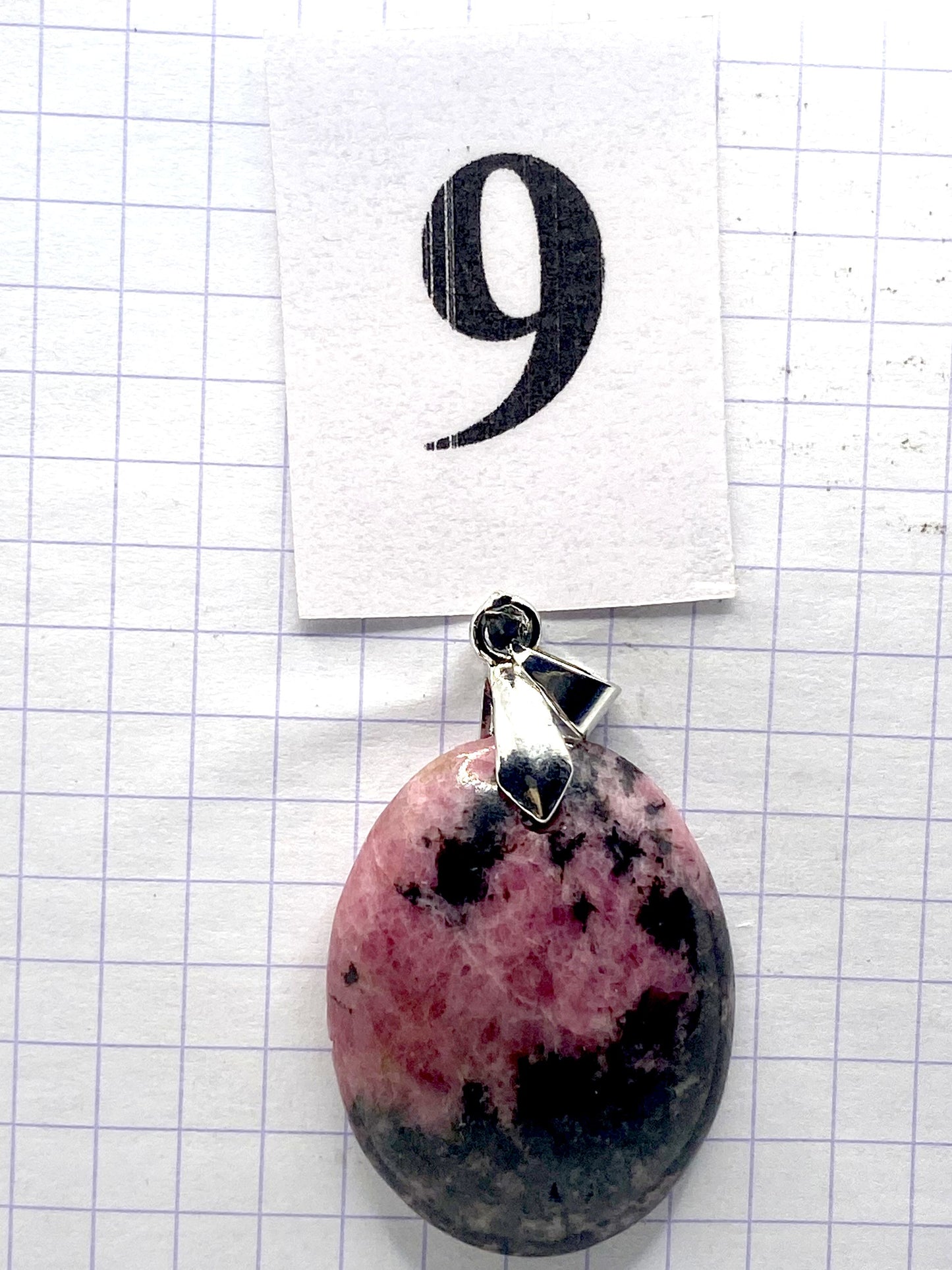 pendentif RHODONITE