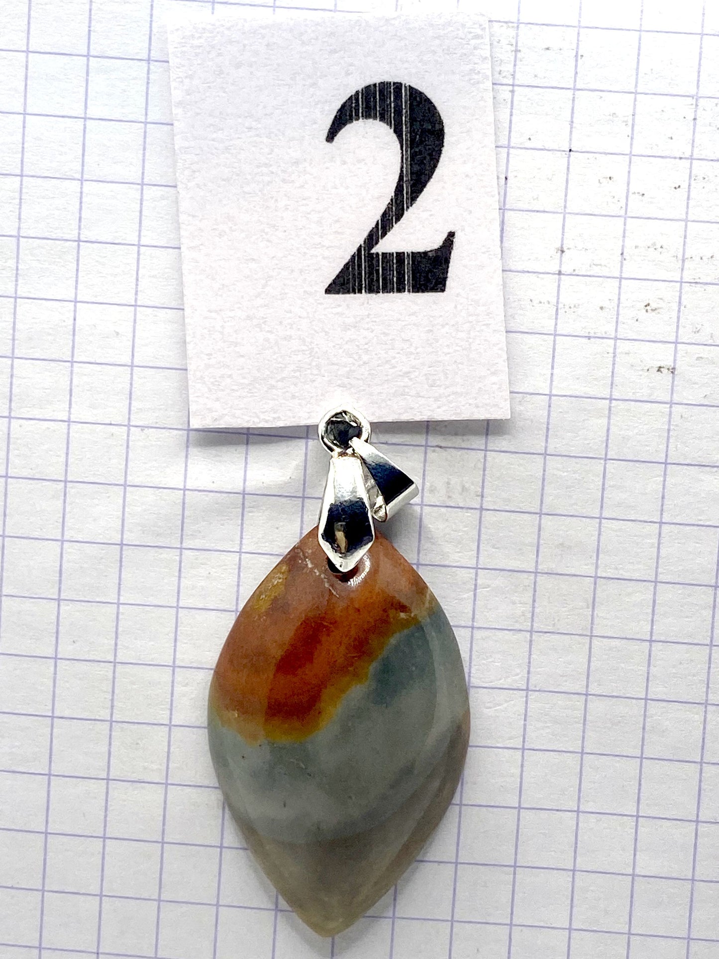 pendentif JASPE IMPRIME