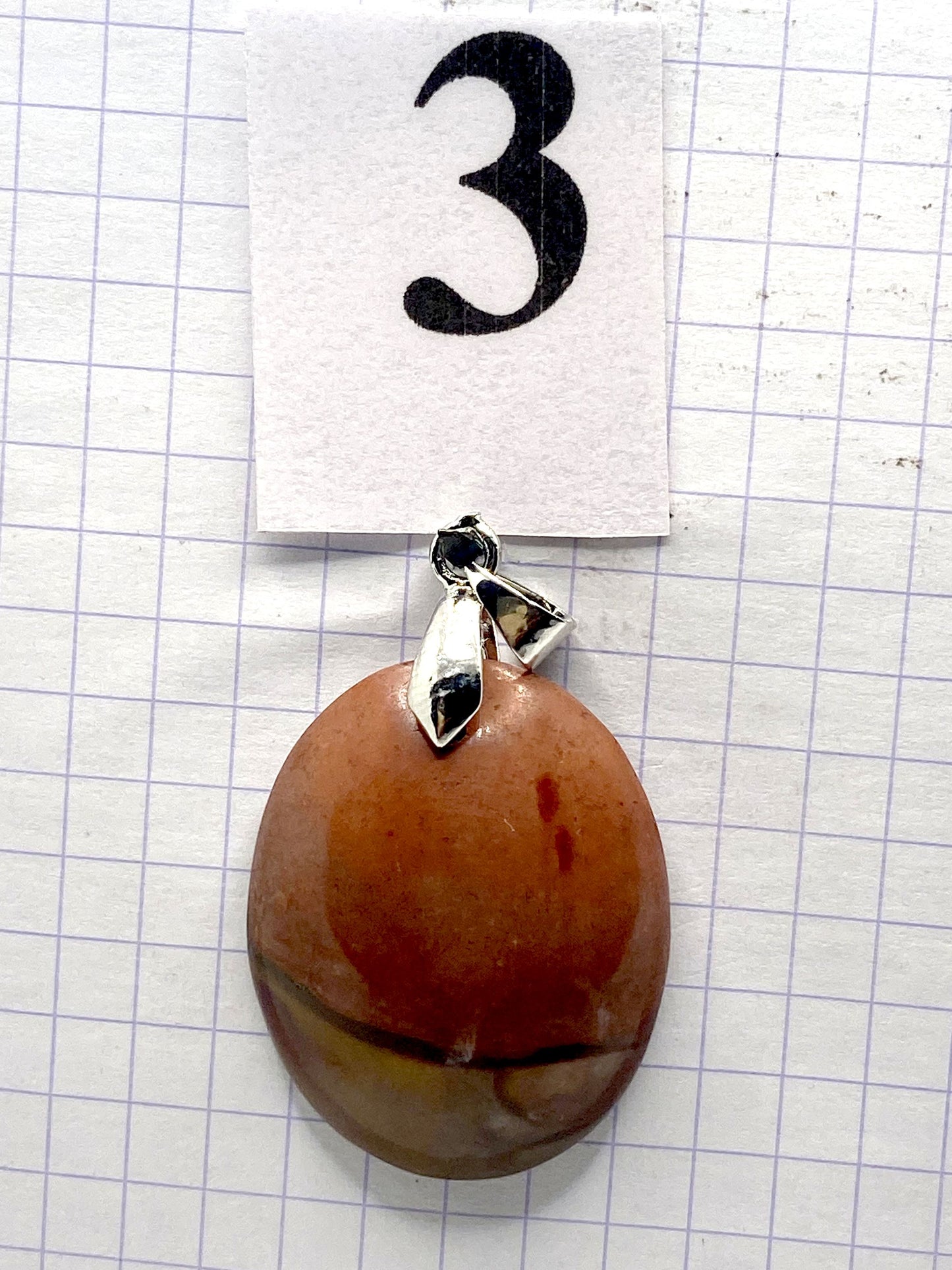 pendentif JASPE IMPRIME