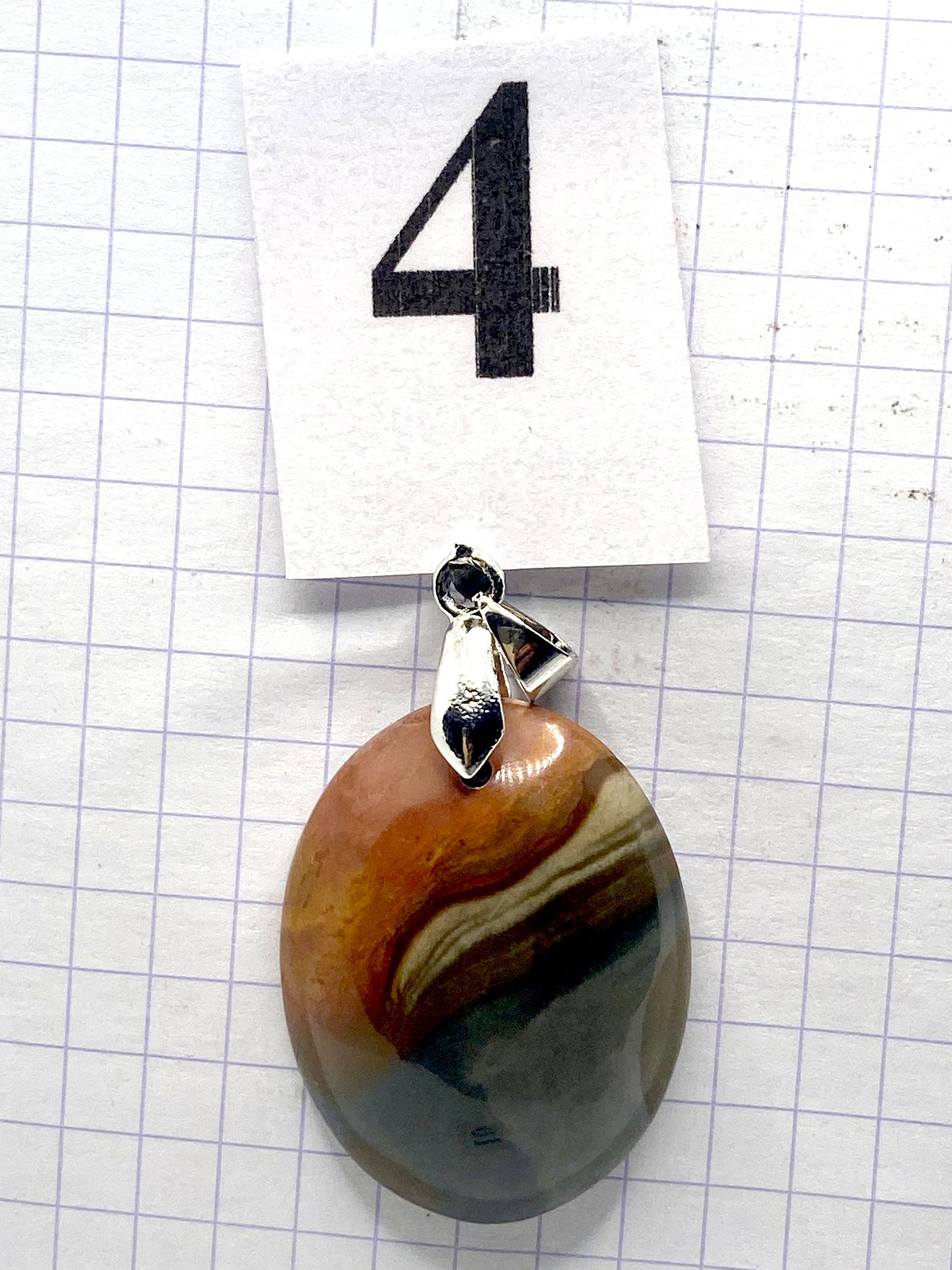 pendentif JASPE IMPRIME