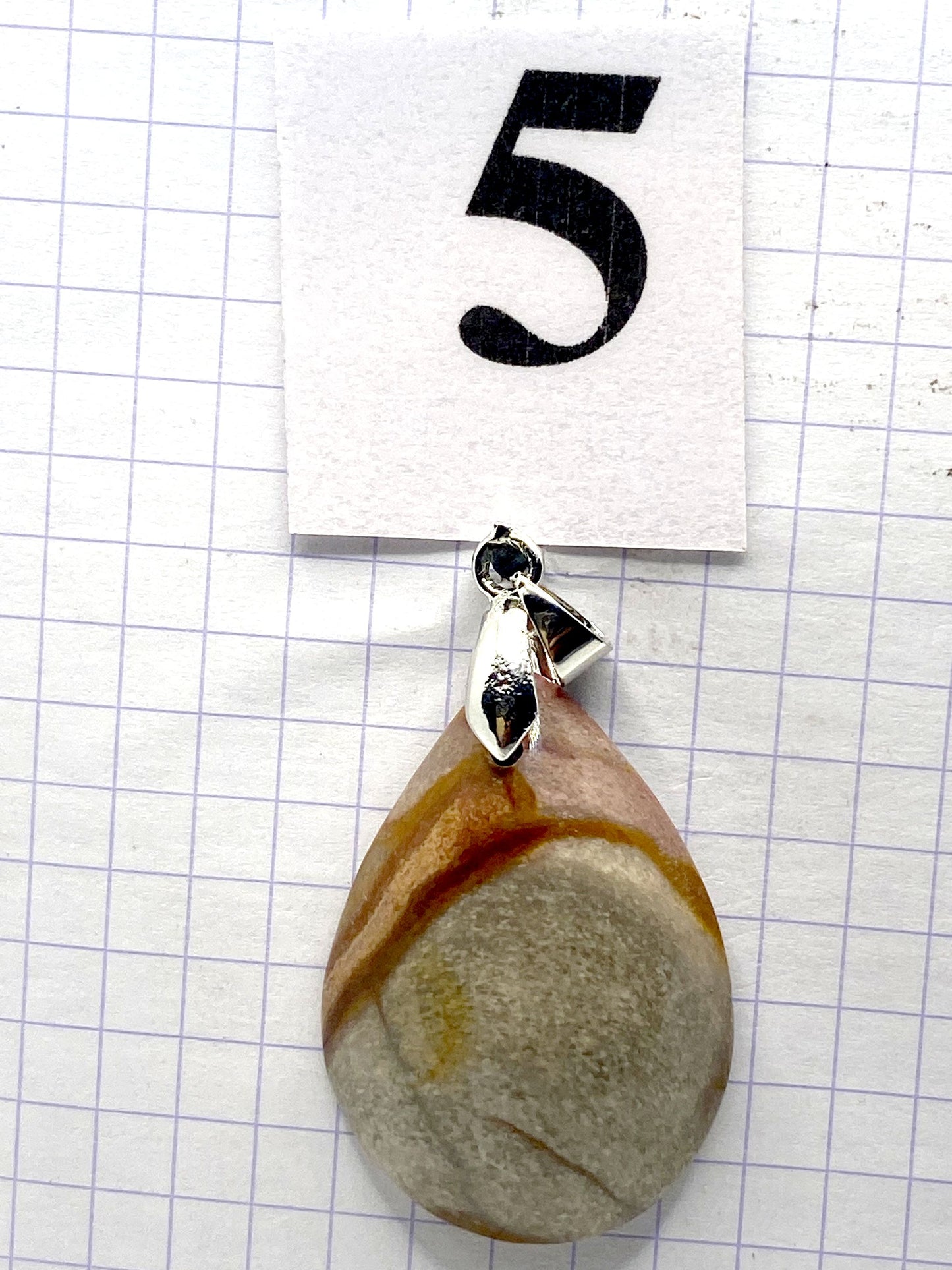 pendentif JASPE IMPRIME