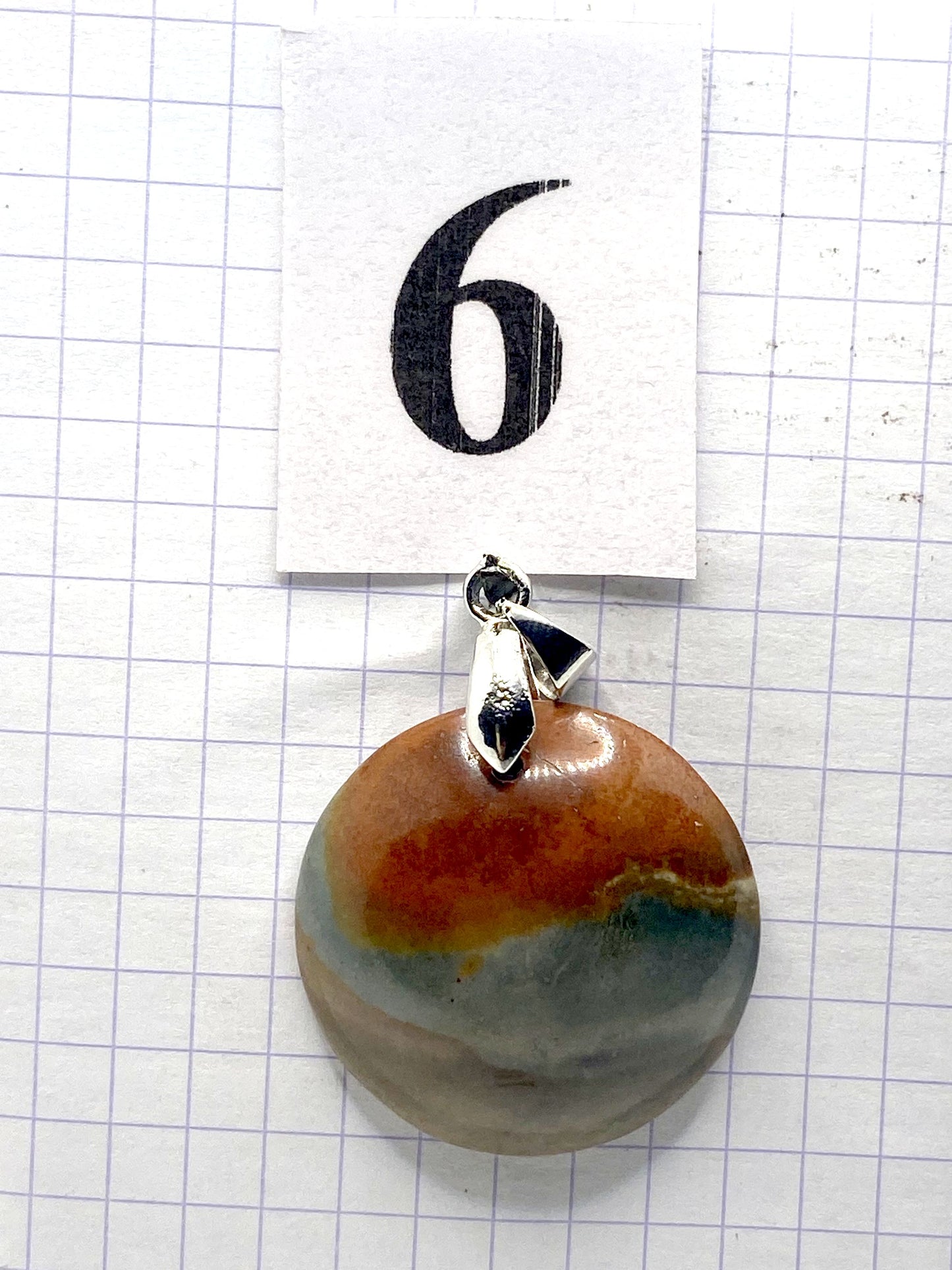 pendentif JASPE IMPRIME