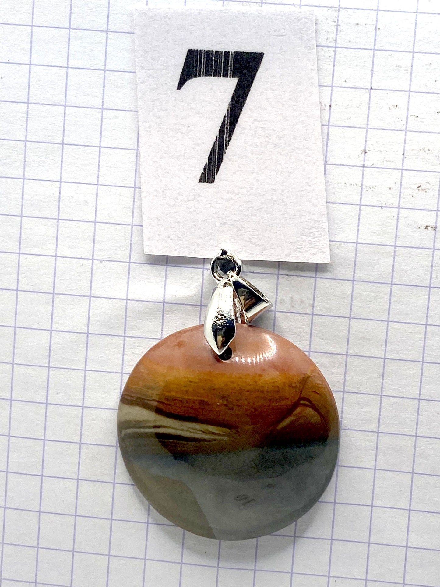 pendentif JASPE IMPRIME