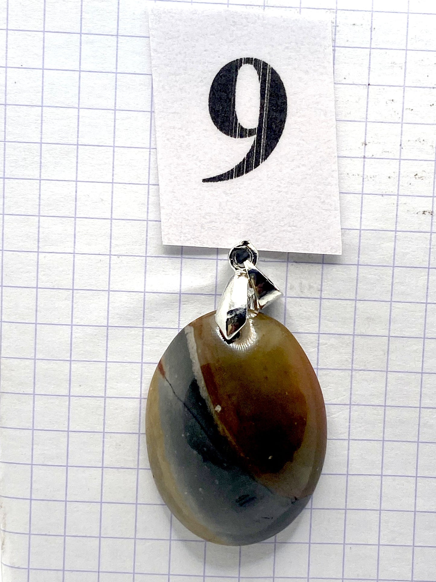 pendentif JASPE IMPRIME