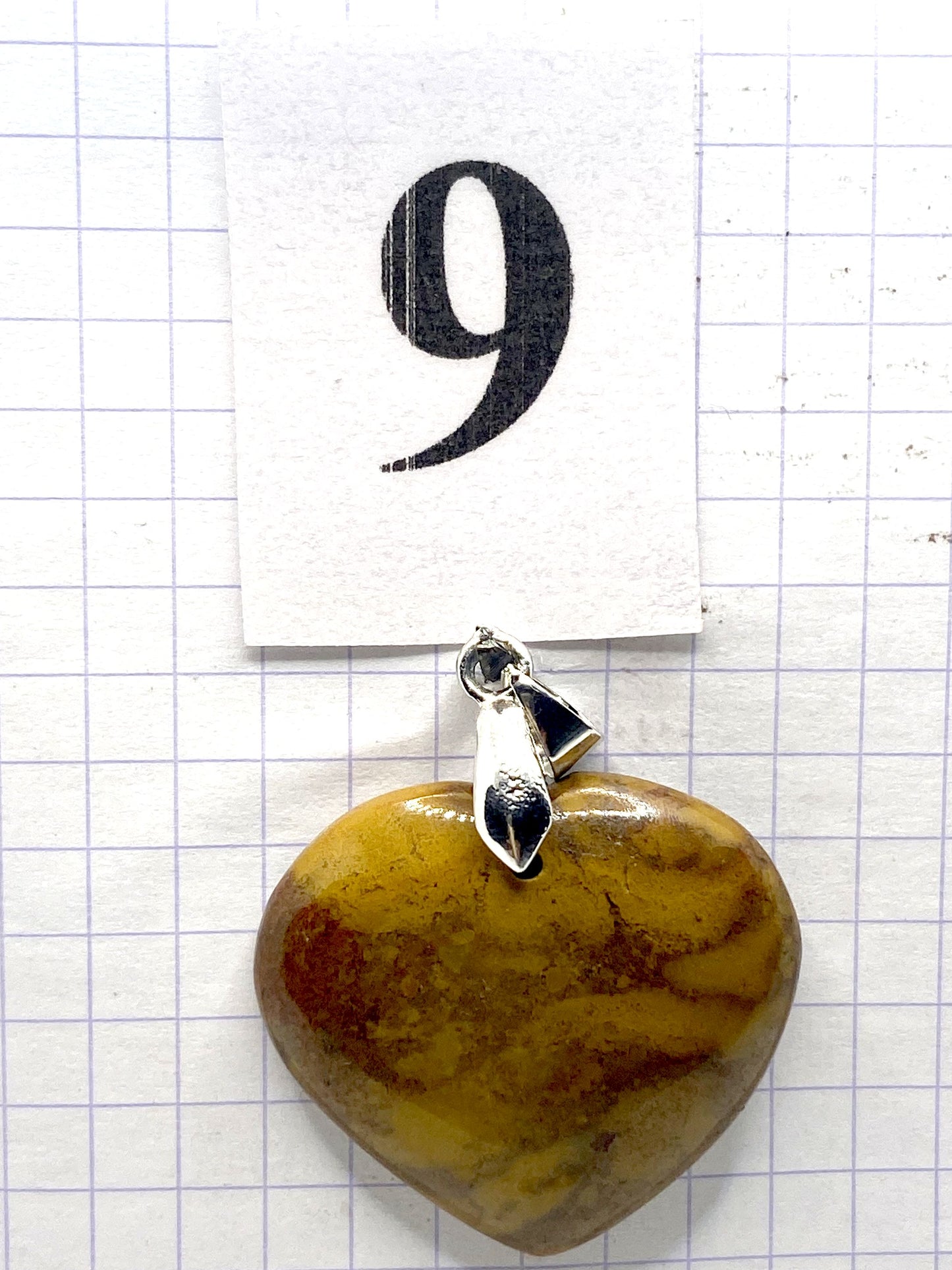 pendentif JASPE JAUNE