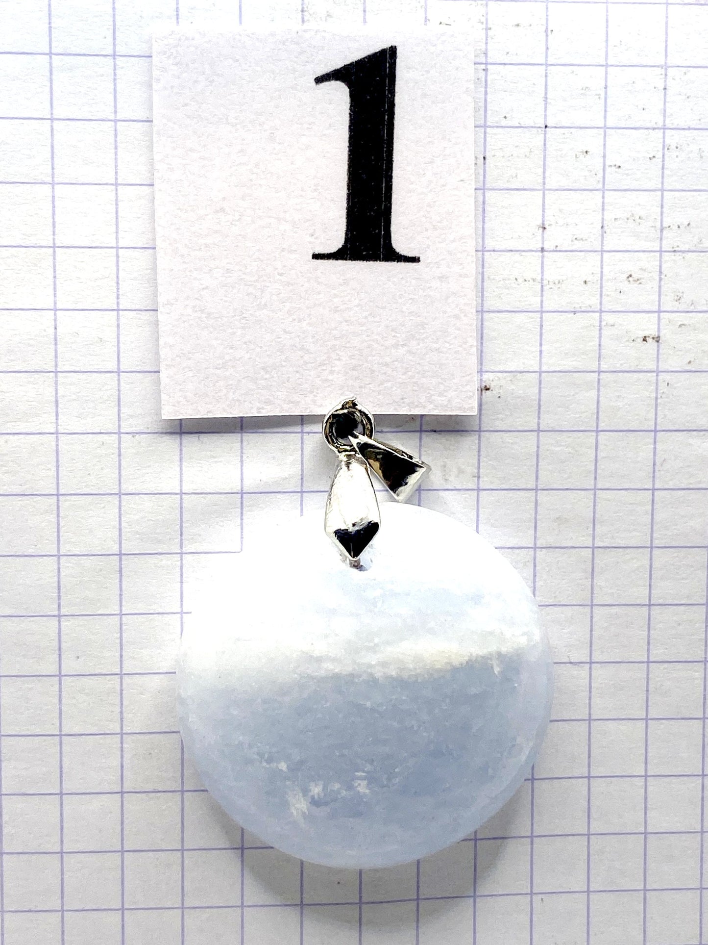pendentif CALCITE BLEUE