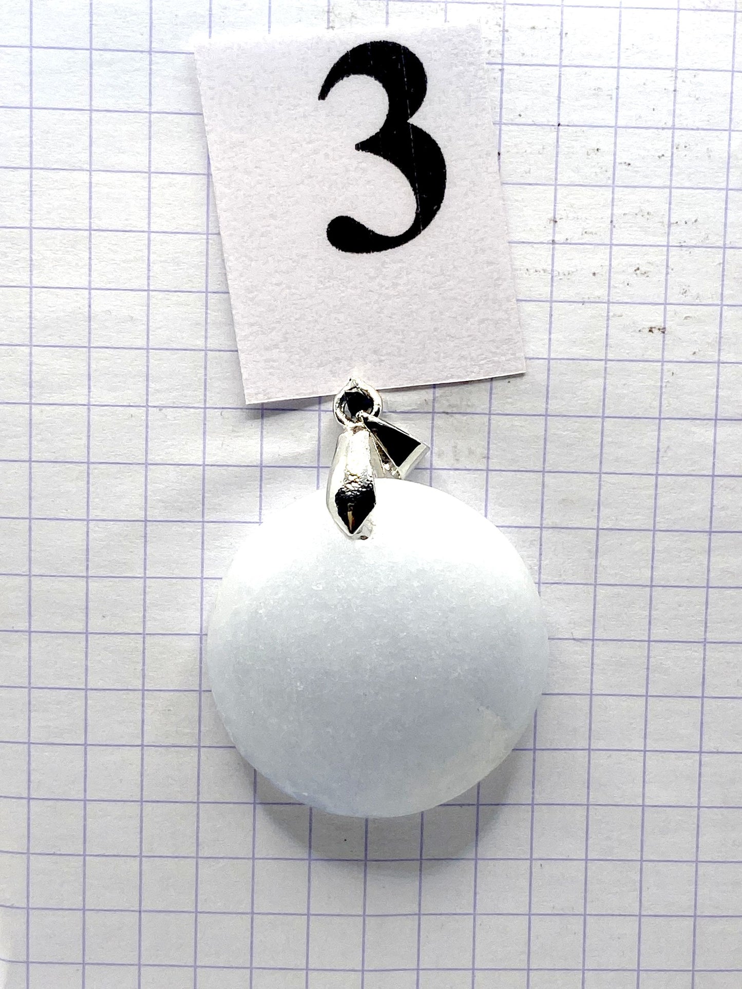 pendentif CALCITE BLEUE