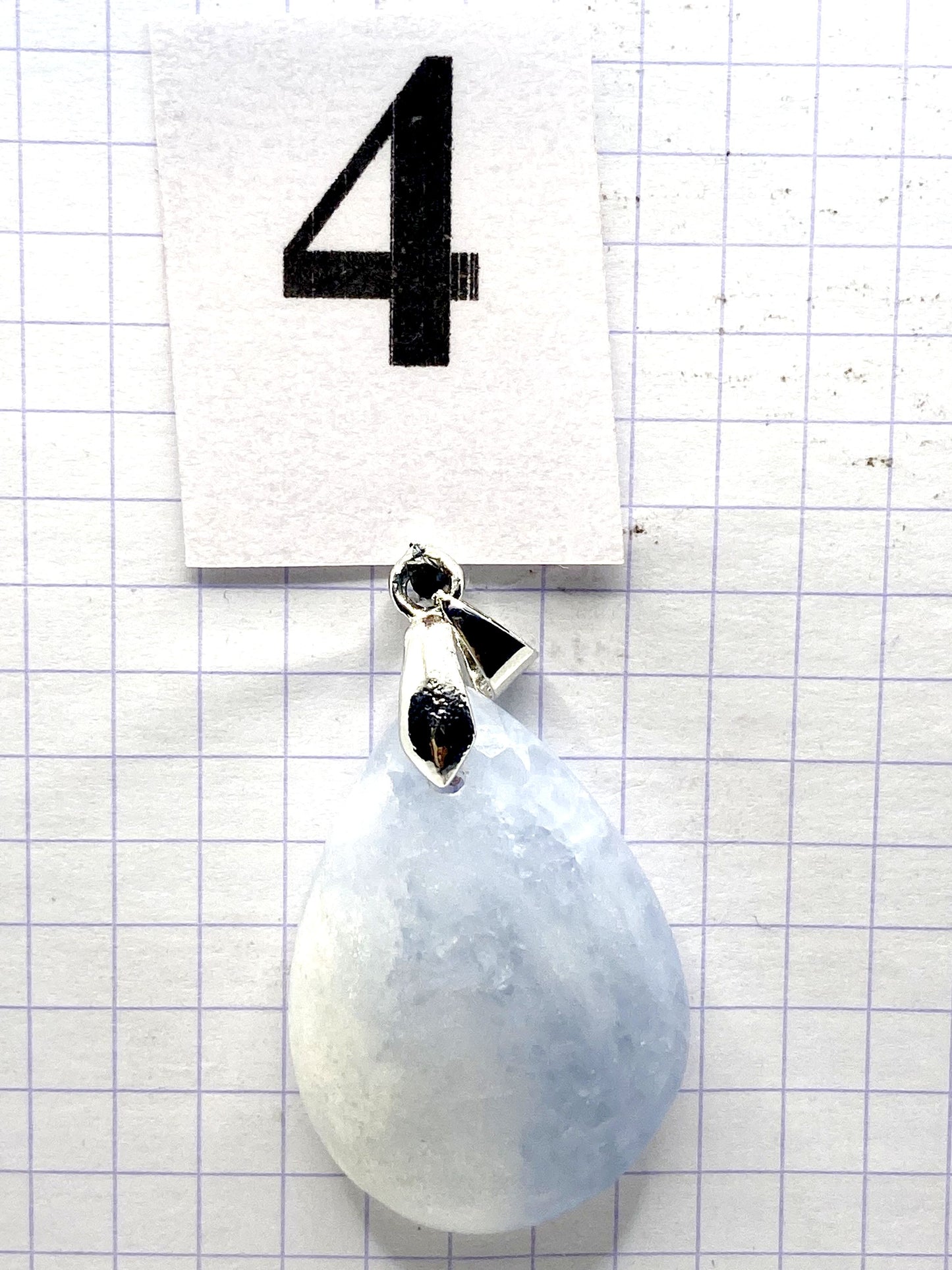 pendentif CALCITE BLEUE