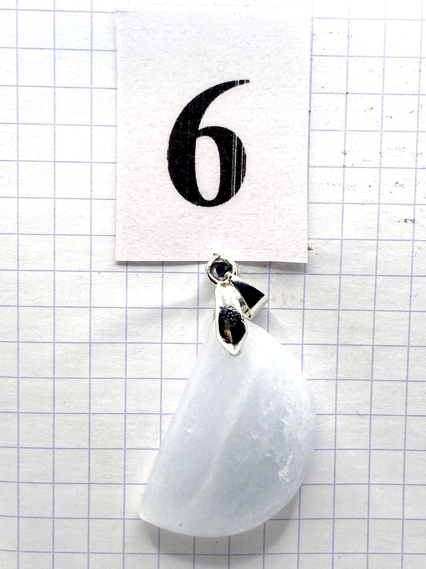 pendentif CALCITE BLEUE