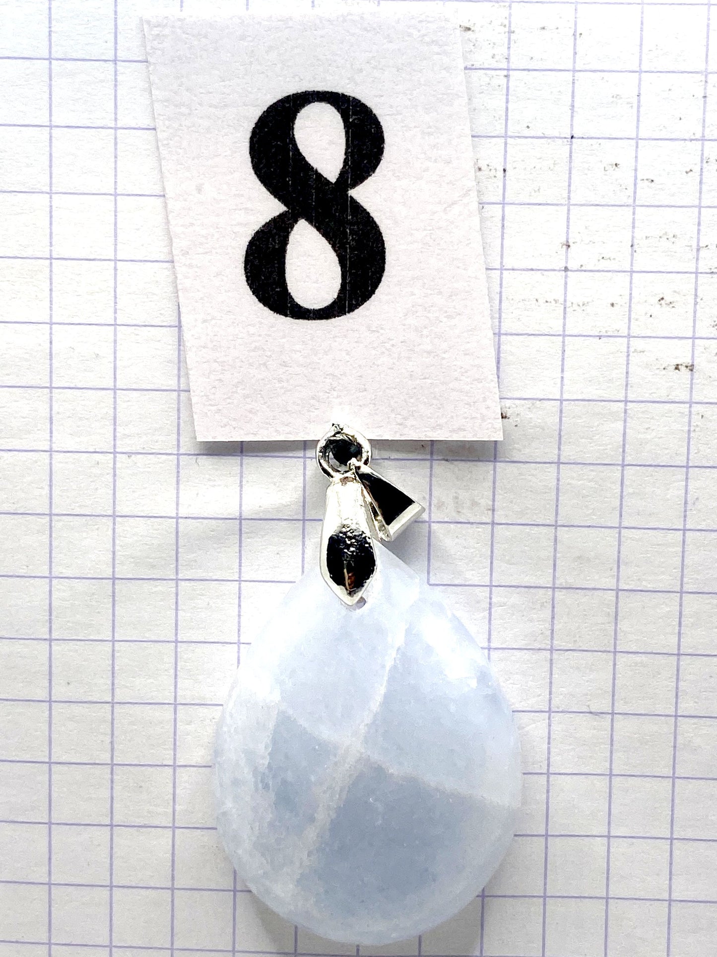 pendentif CALCITE BLEUE
