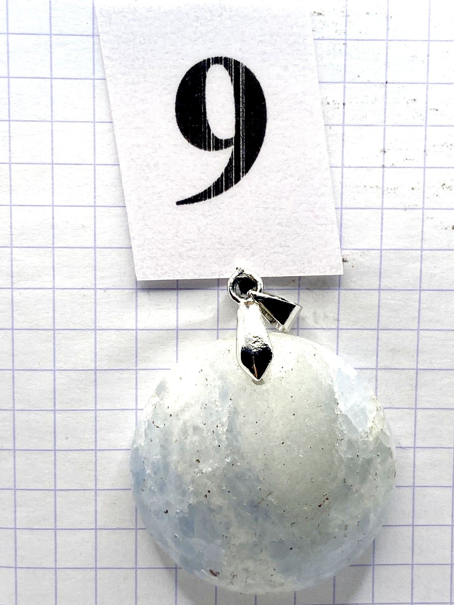 pendentif CALCITE BLEUE