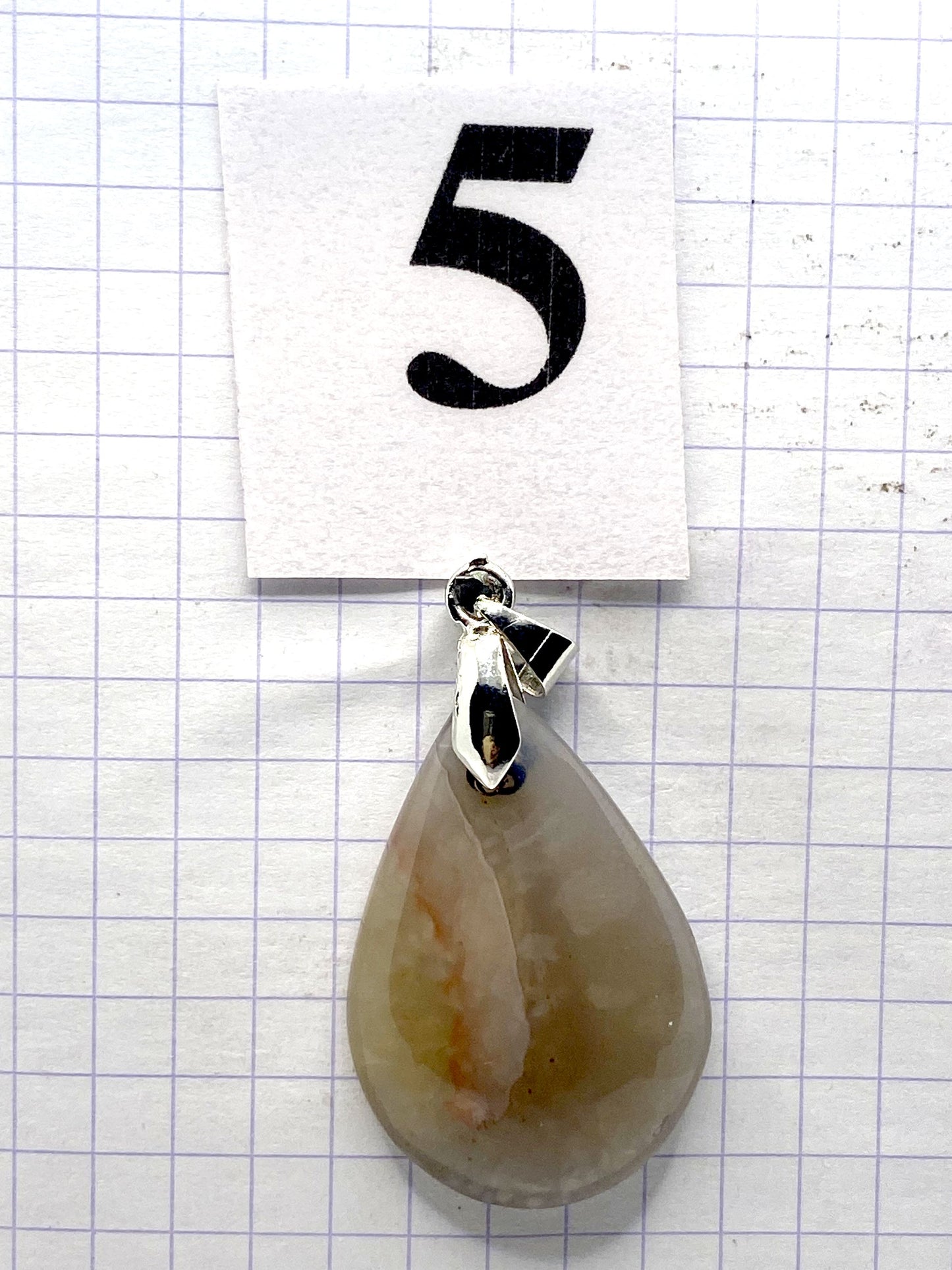 pendentif AGATE CALCEDOINE