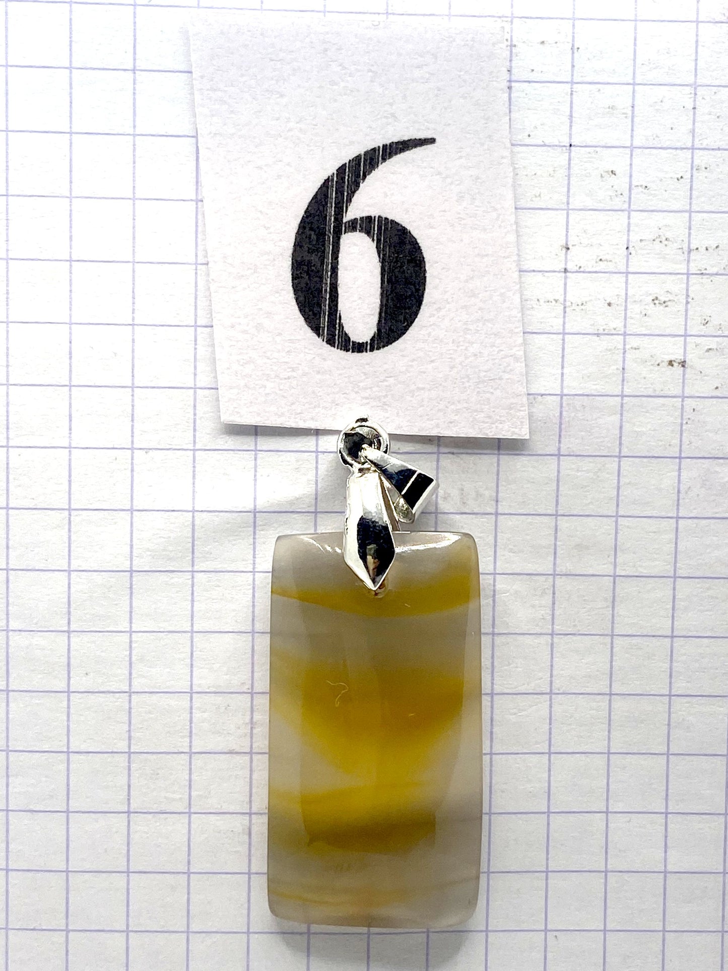 pendentif AGATE CALCEDOINE