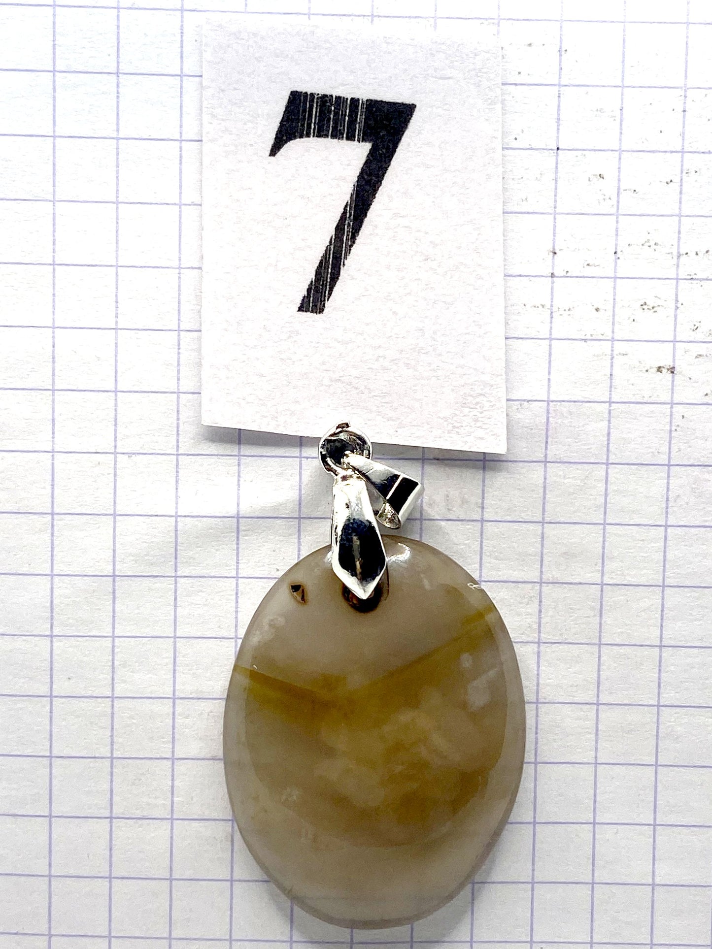pendentif AGATE CALCEDOINE