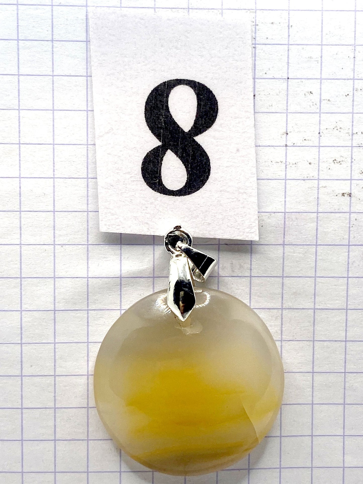 pendentif AGATE CALCEDOINE