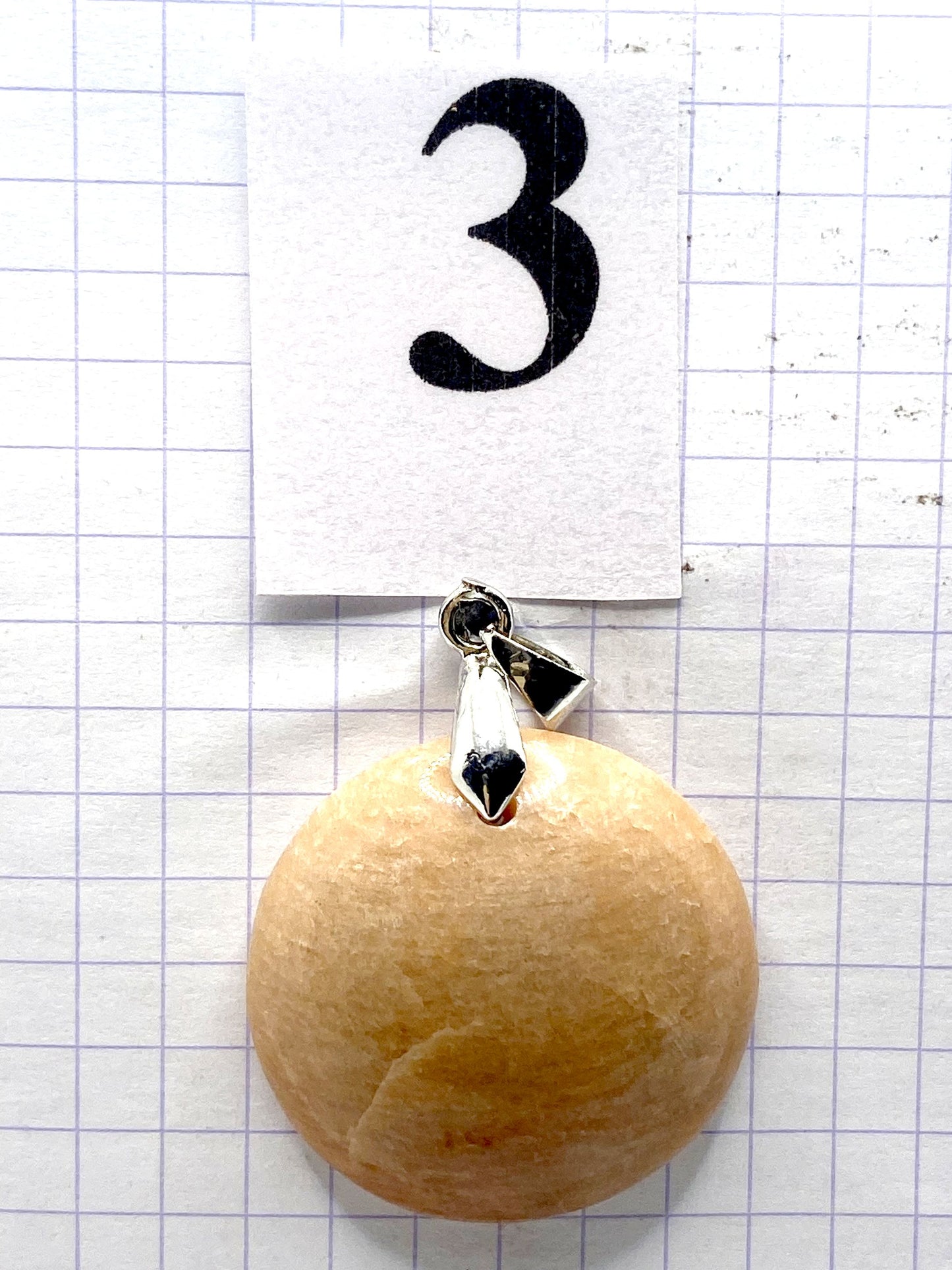 pendentif PIERRE DE LUNE ROSE