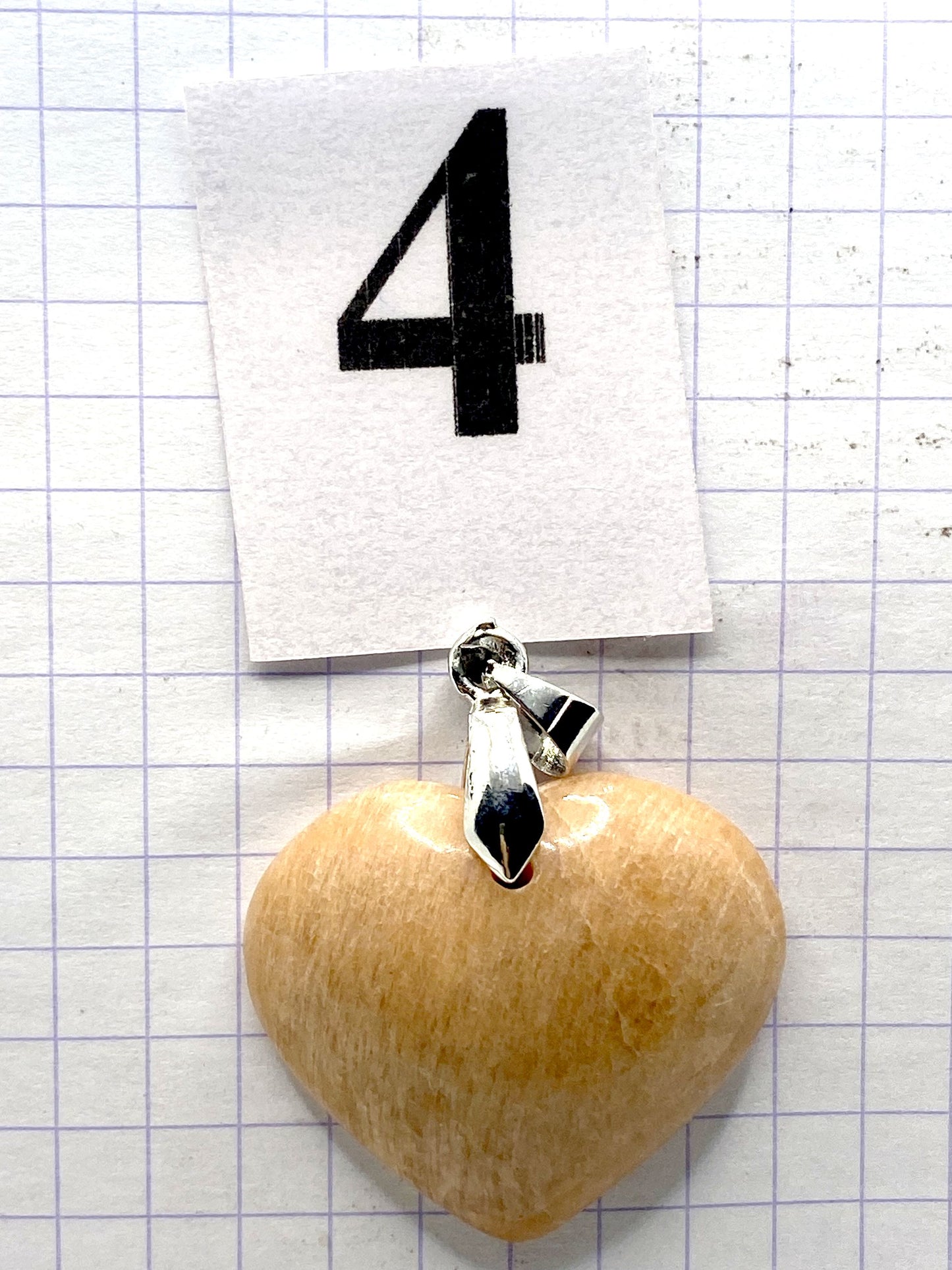 pendentif PIERRE DE LUNE ROSE