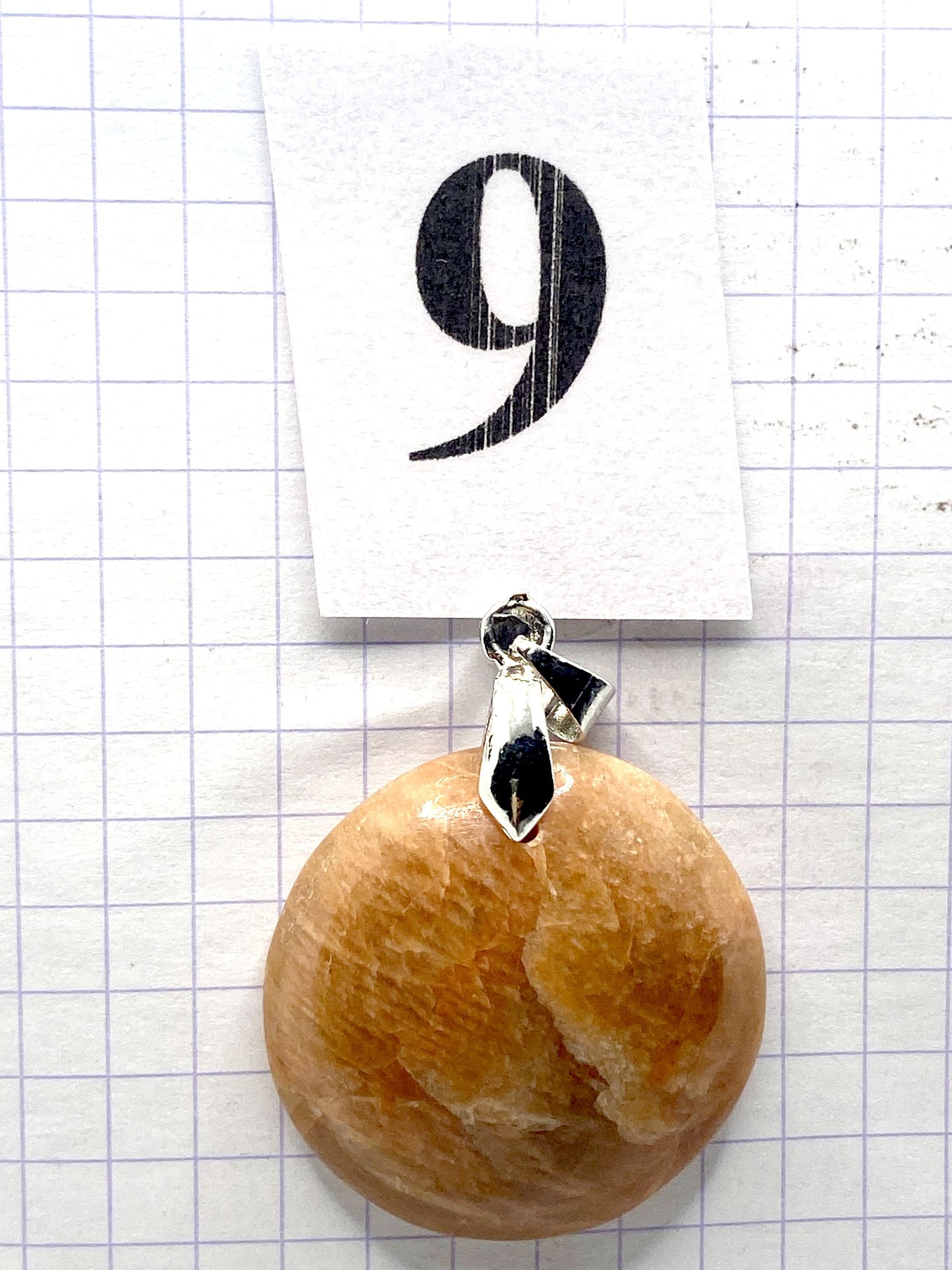 pendentif PIERRE DE LUNE ROSE