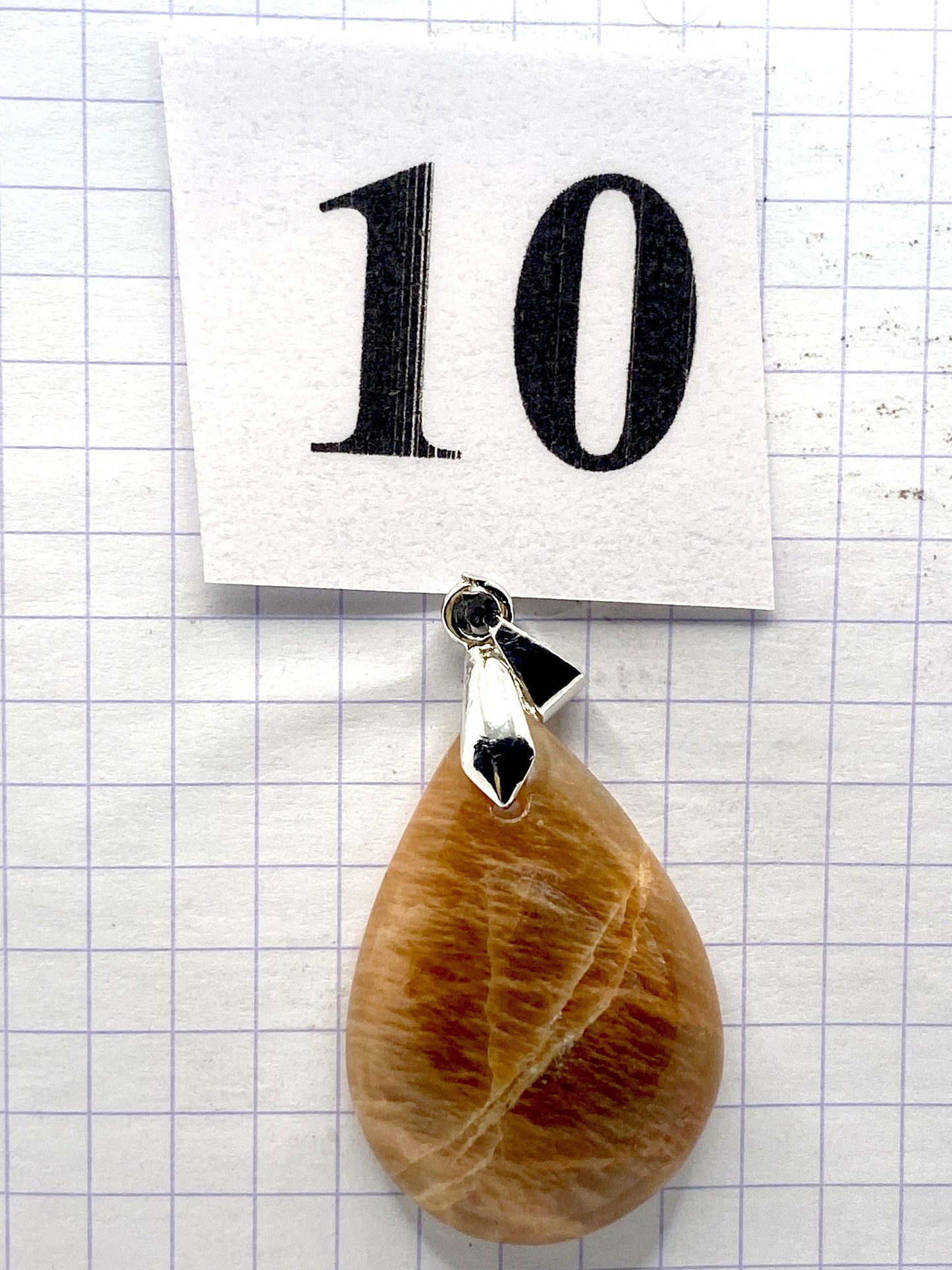 pendentif PIERRE DE LUNE ROSE