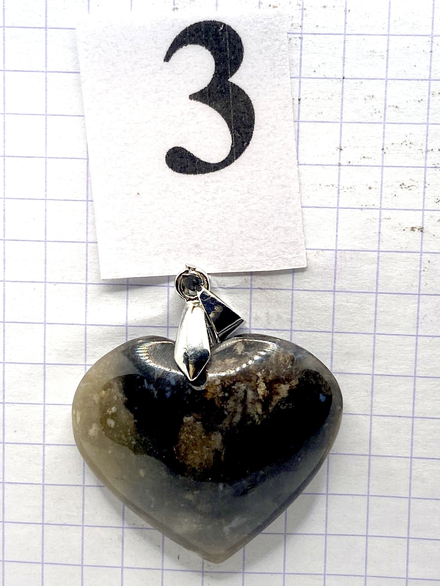 pendentif OPALE NOIRE