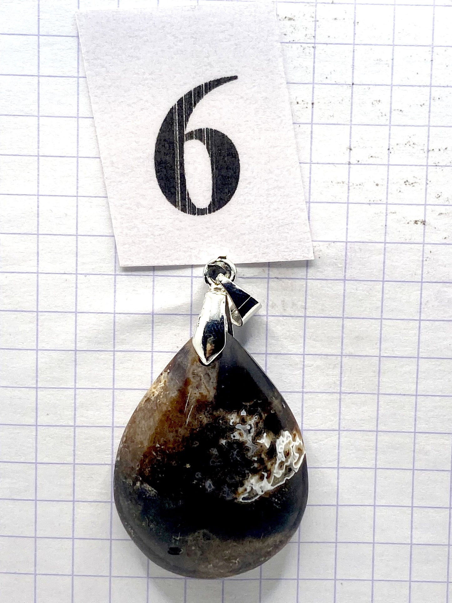 pendentif OPALE NOIRE