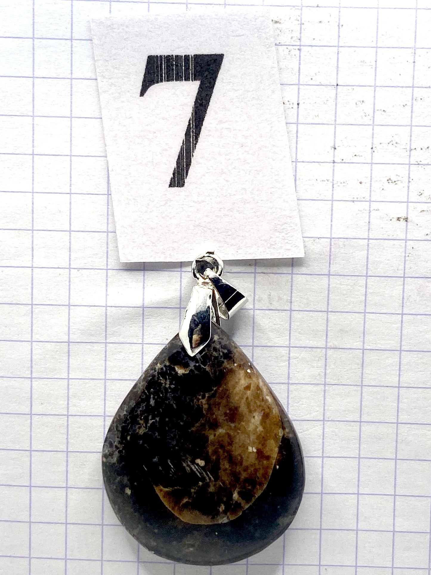 pendentif OPALE NOIRE