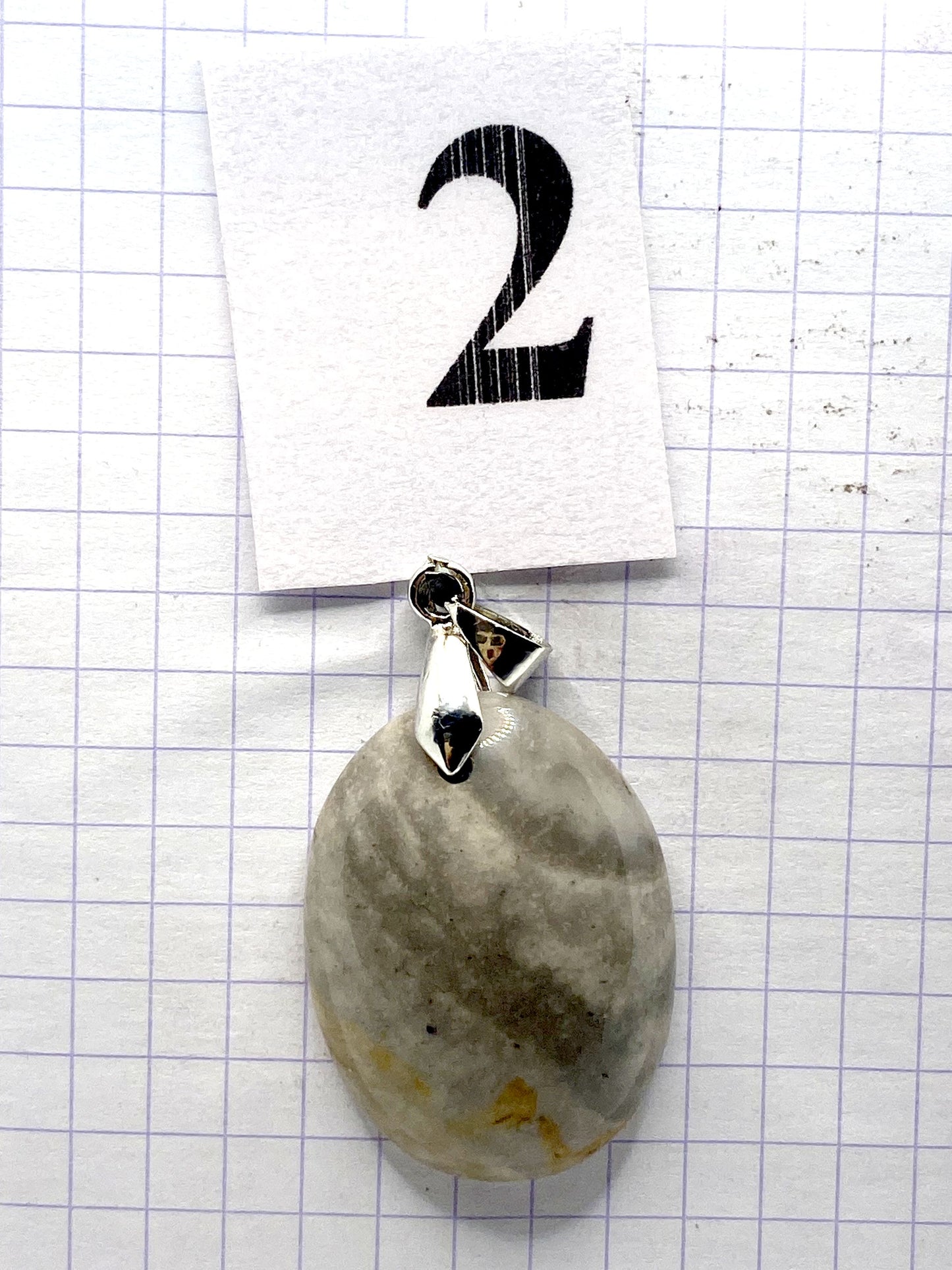 pendentif JASPE ECAILLE