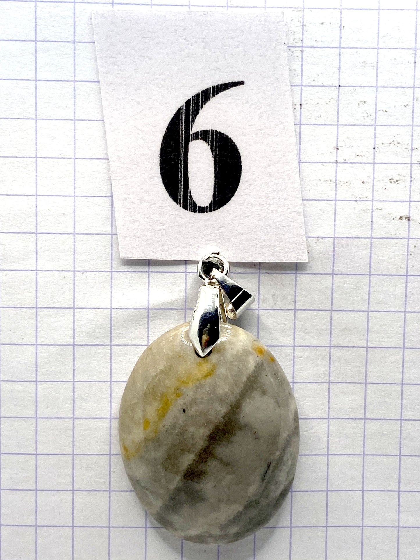 pendentif JASPE ECAILLE