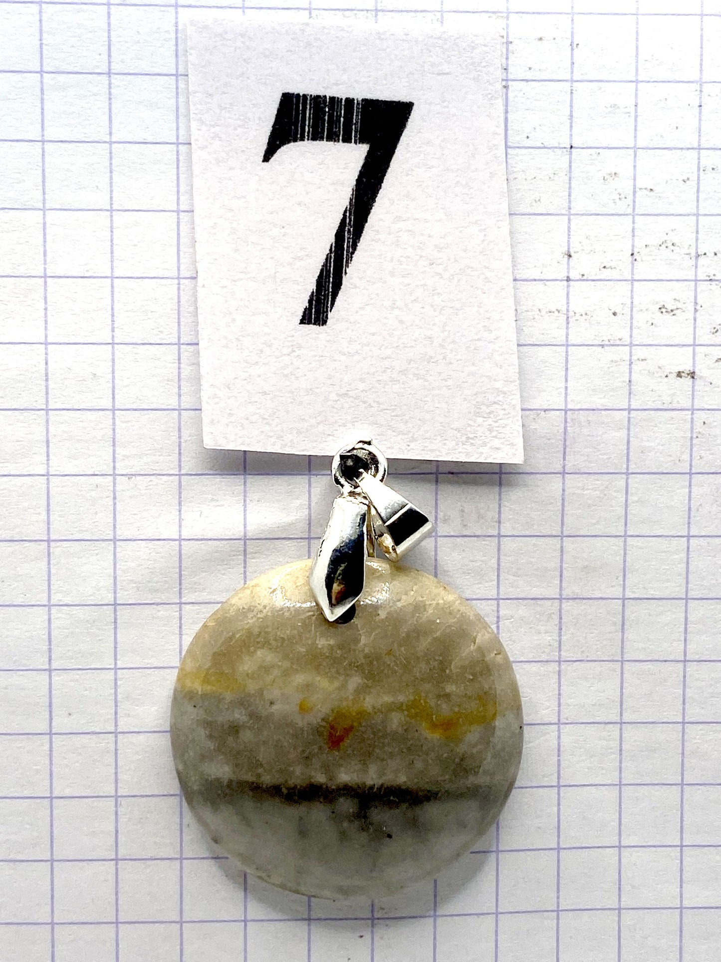 pendentif JASPE ECAILLE